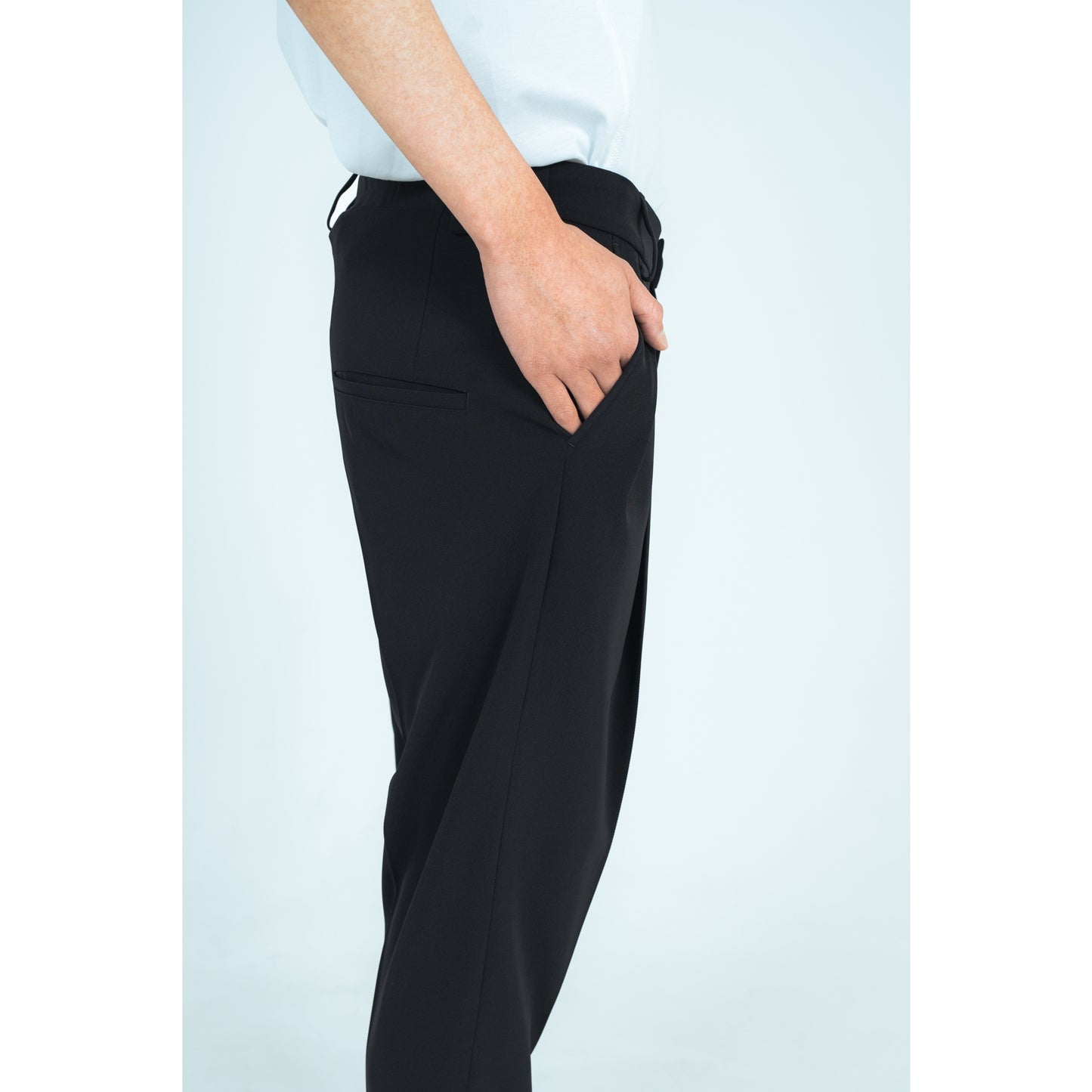 BASIC PANTS (TWILL TWIMY) BLACK