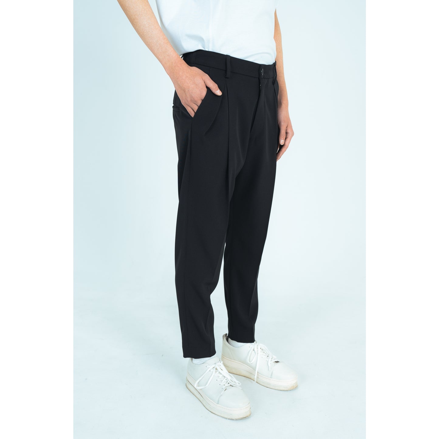 BASIC PANTS (TWILL TWIMY) BLACK