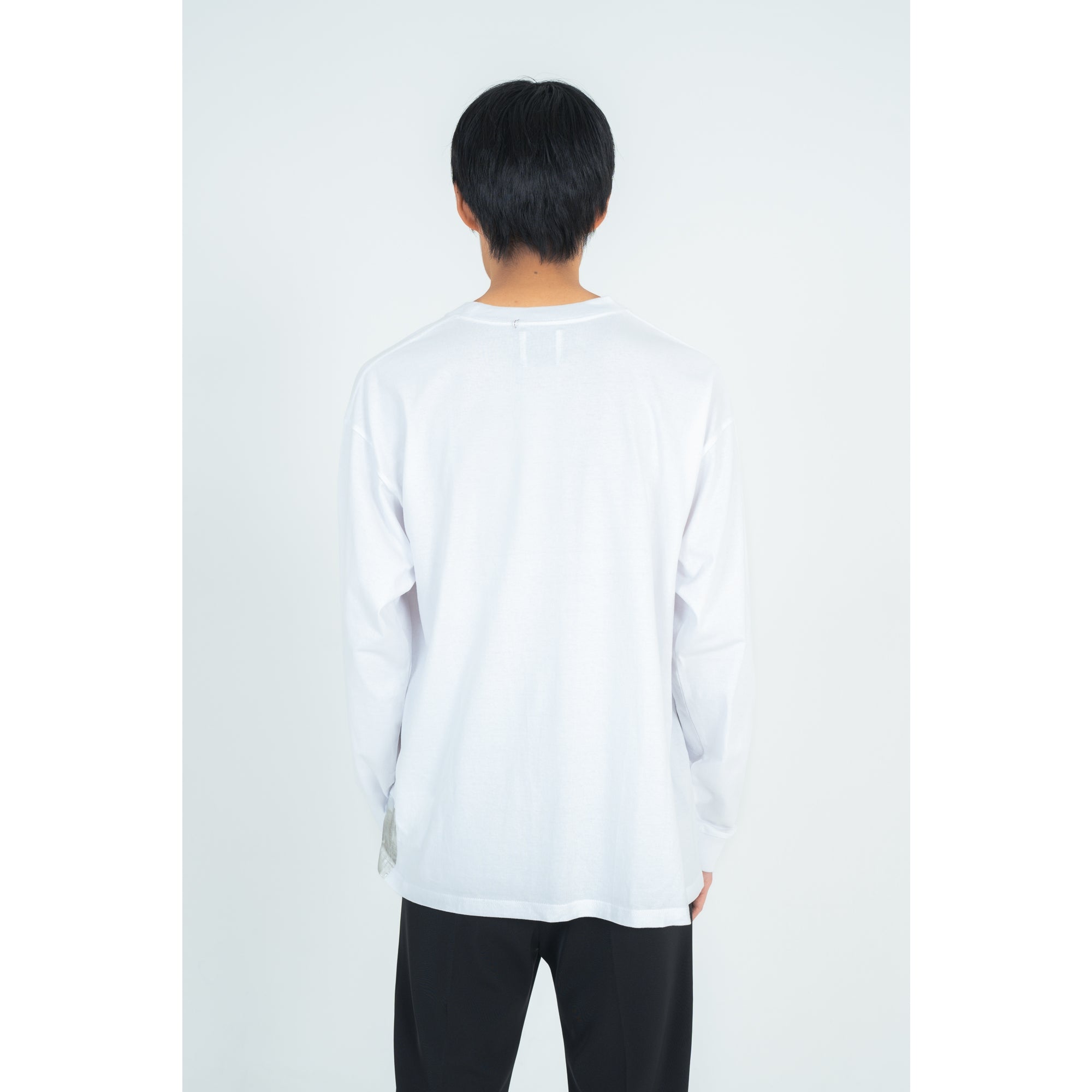 SILVER LONG T-SHIRTS (WHITE)