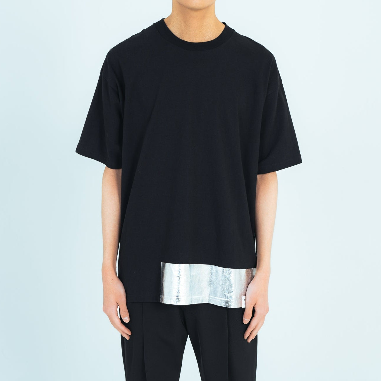 SILVER T-SHIRTS (BLACK)