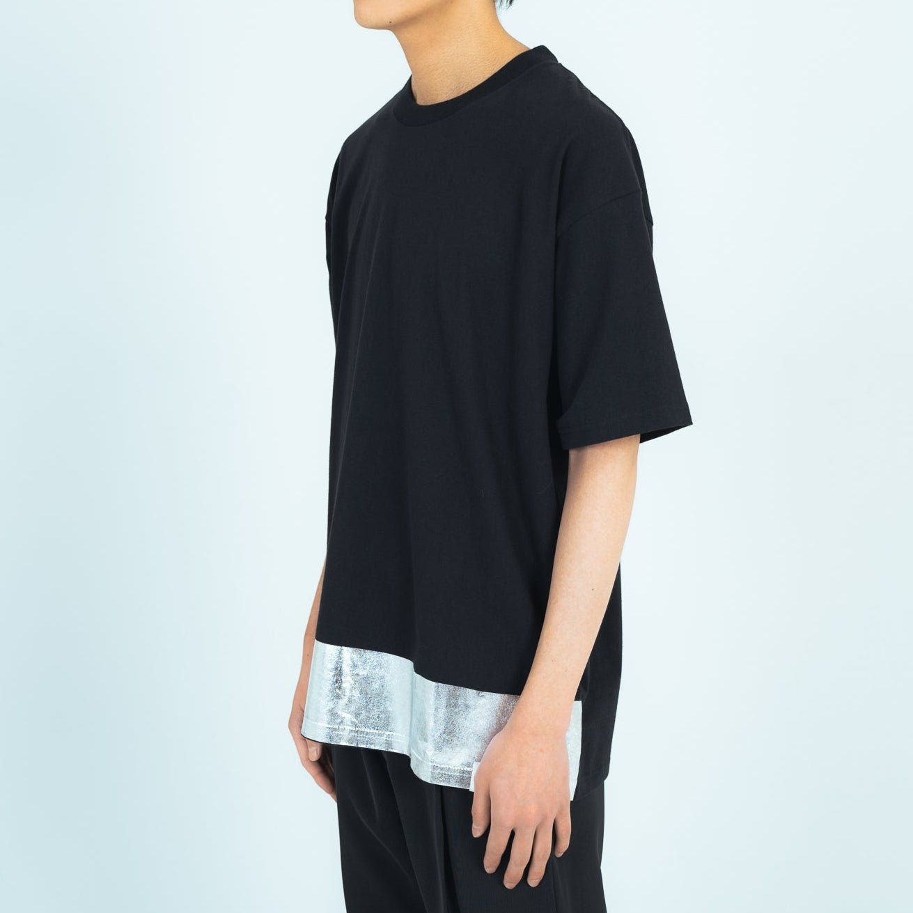 SILVER T-SHIRTS (BLACK)