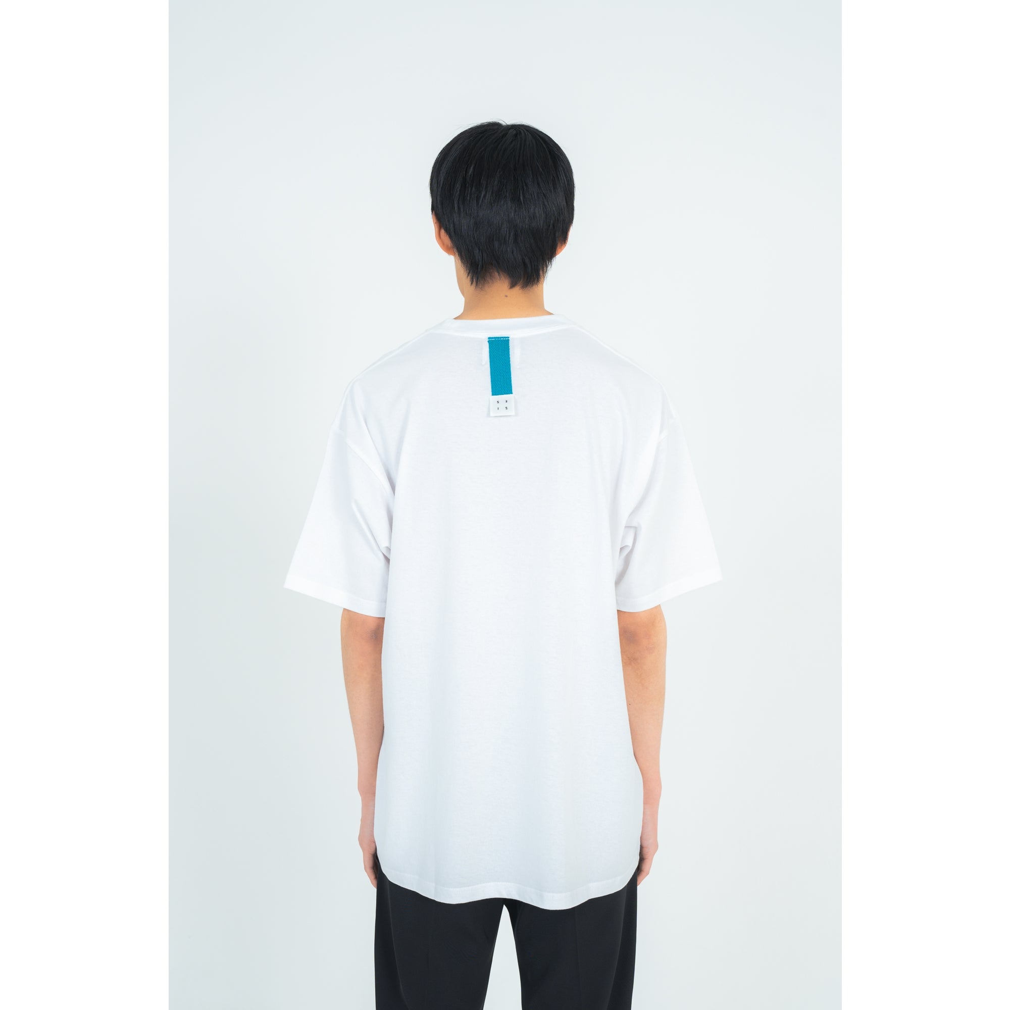 BACK TAPE T-SHIRTS (WHITE)