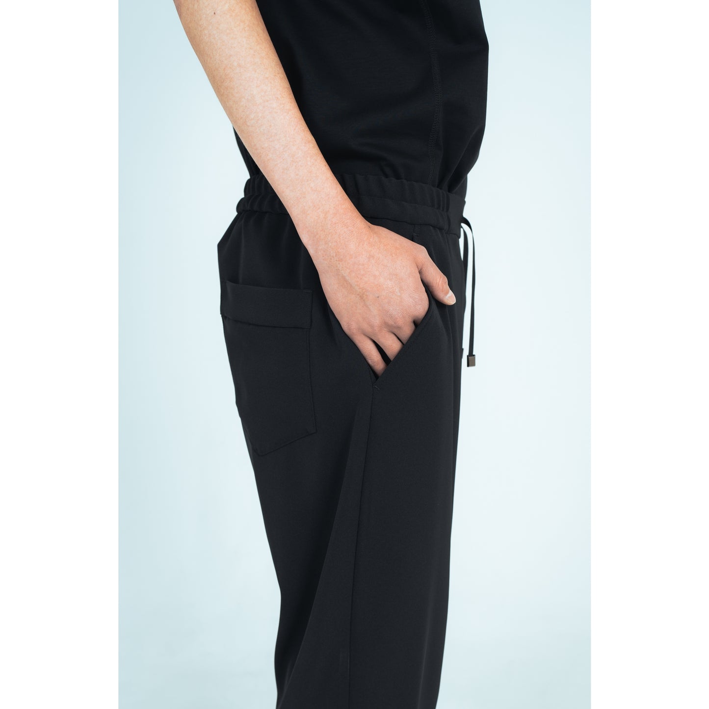 CODE EASY PANTS (TWILL TWIMY) BLACK