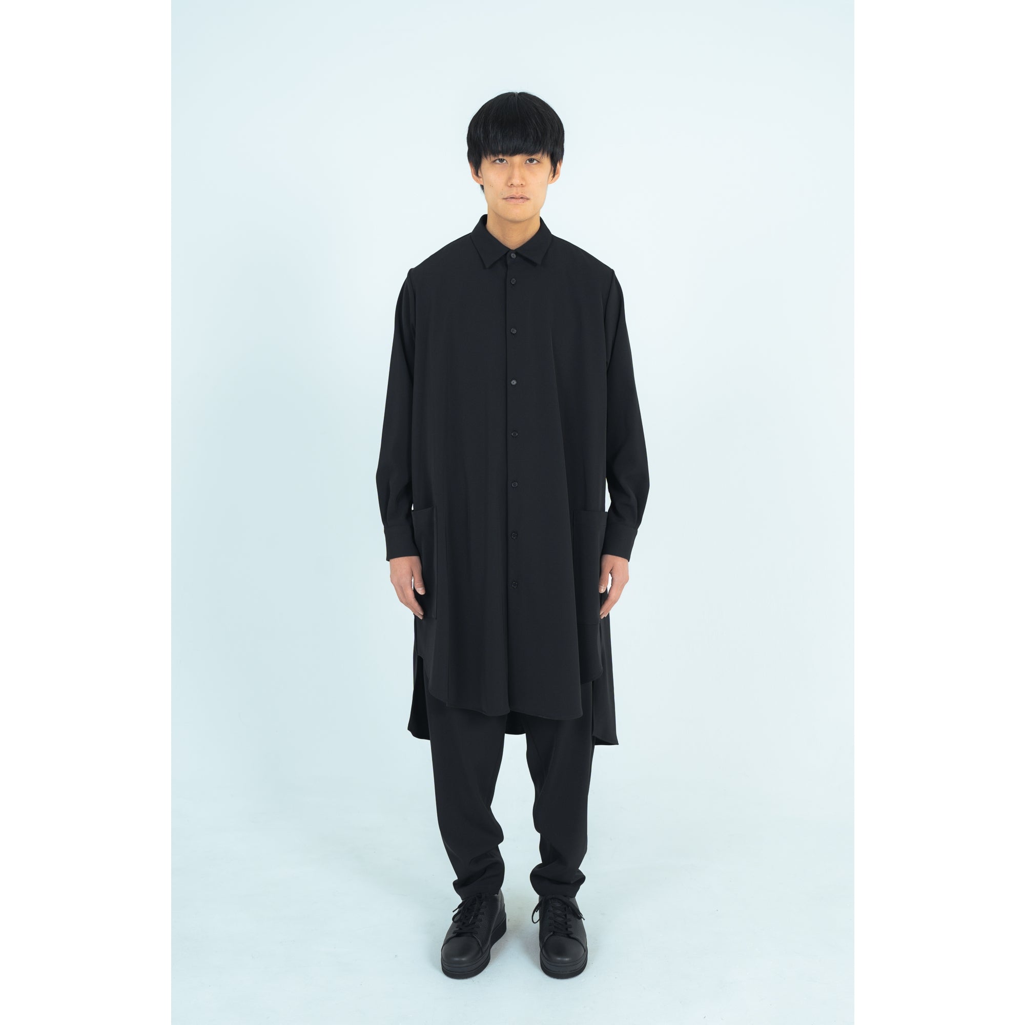 LONG SHIRTS (TWILL TWIMY) BLACK