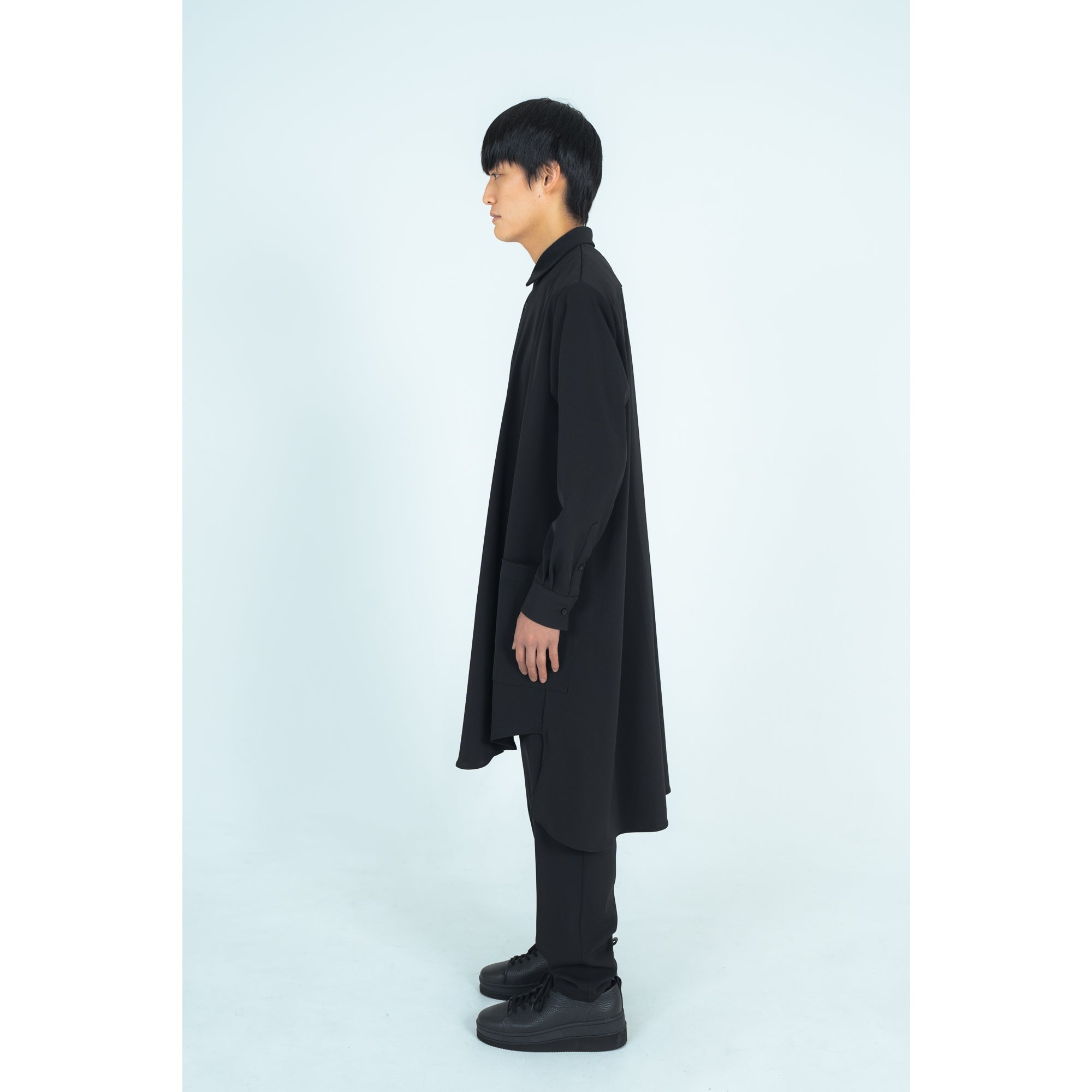 LONG SHIRTS (TWILL TWIMY) BLACK