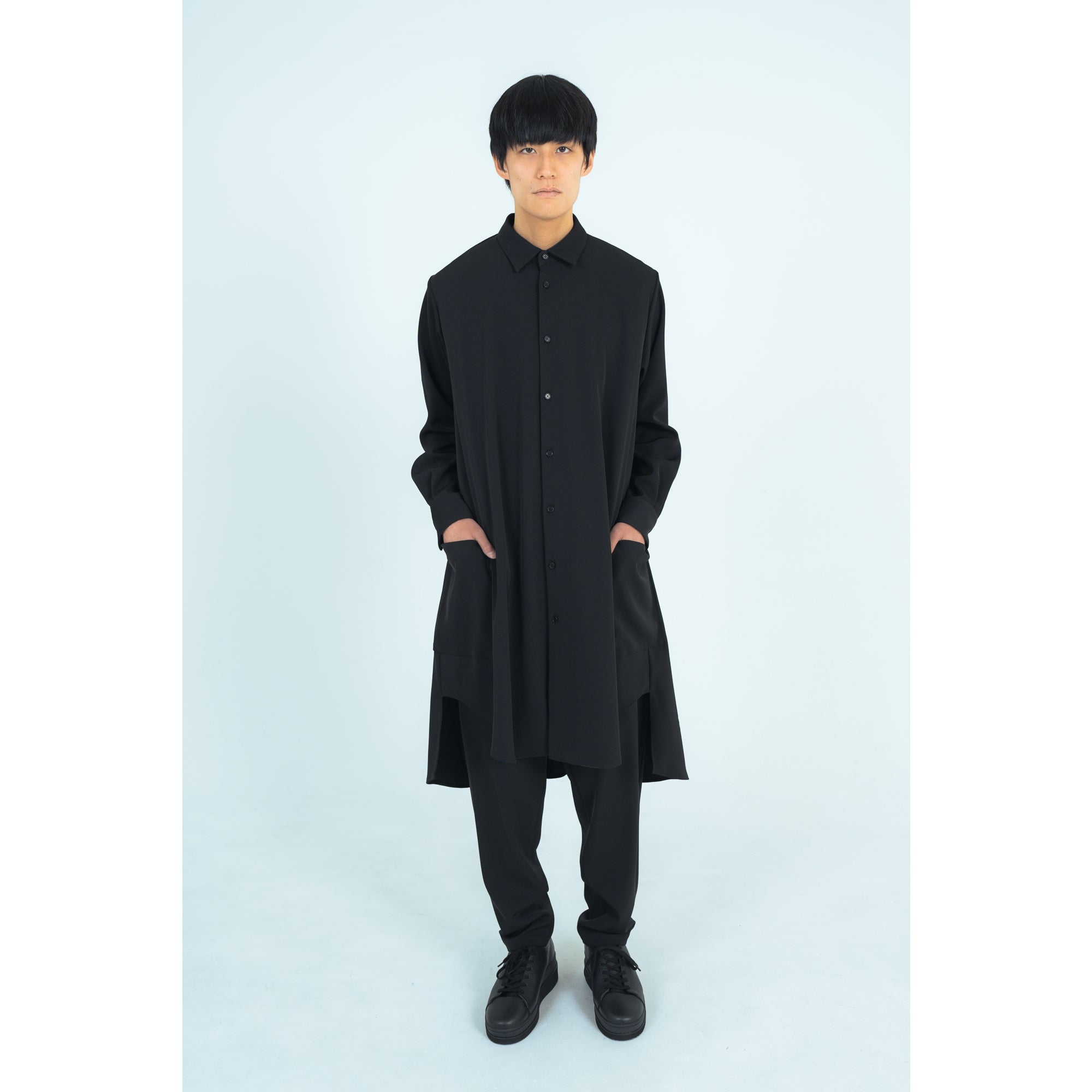 LONG SHIRTS (TWILL TWIMY) BLACK