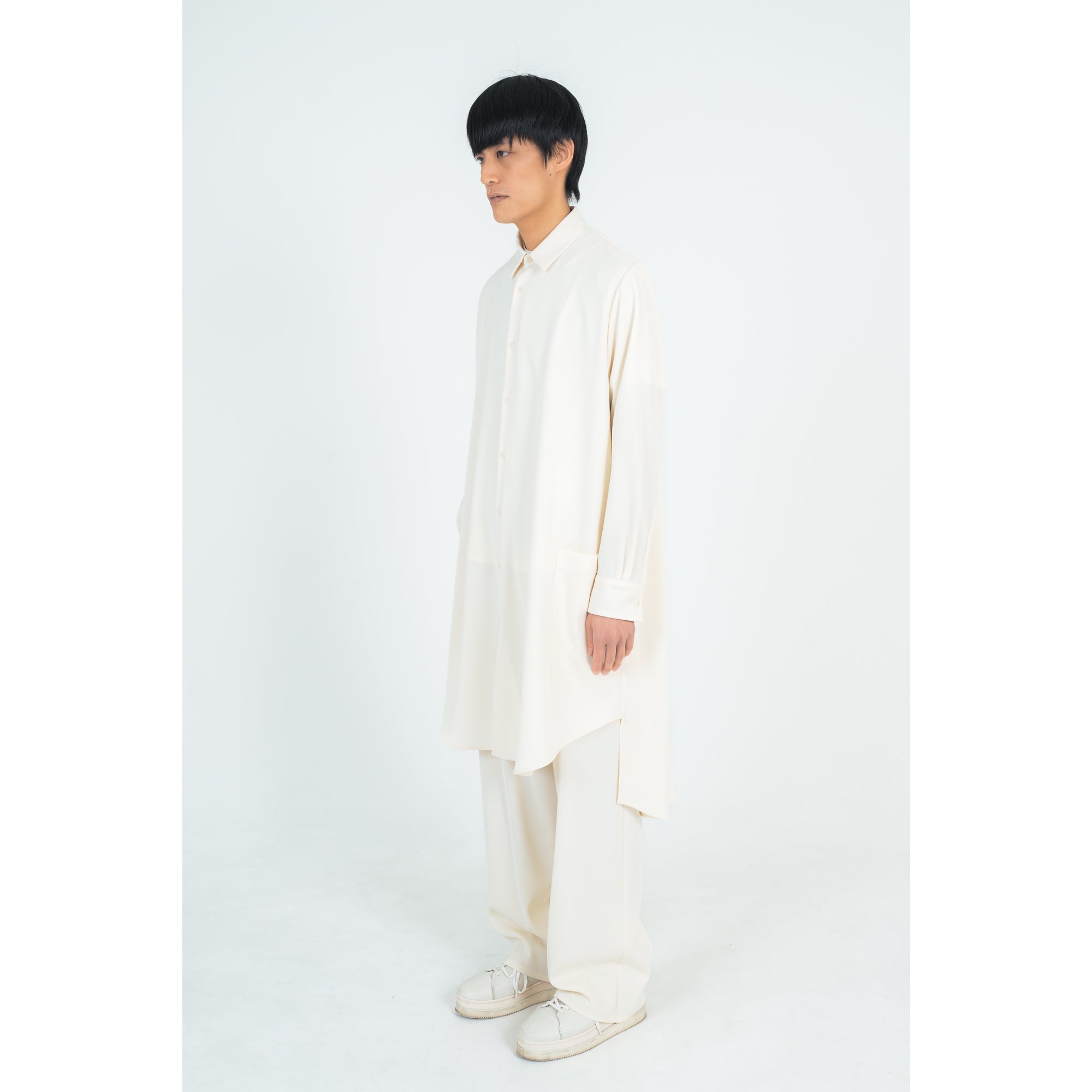 LONG SHIRTS (TWILL TWIMY) WHITE
