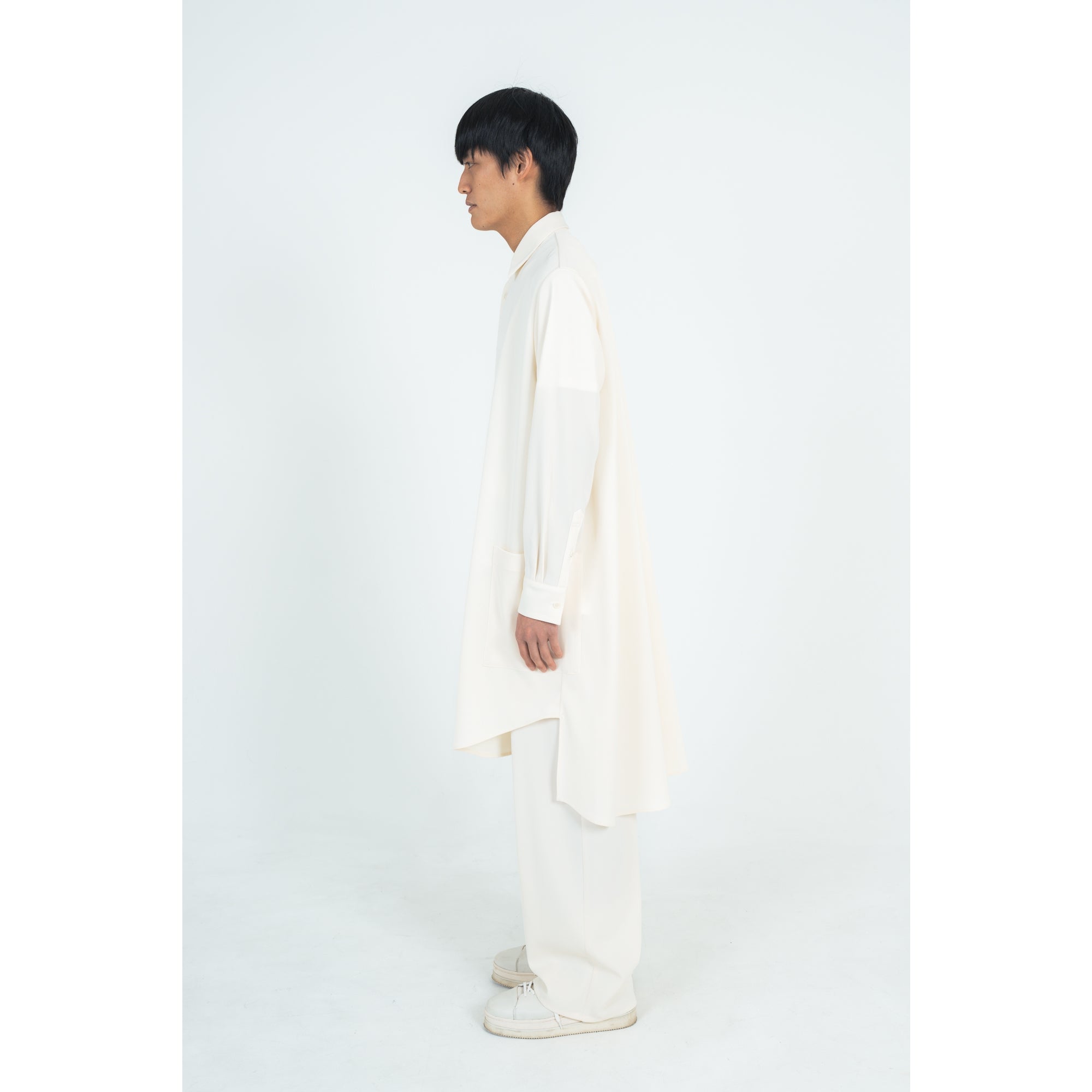 LONG SHIRTS (TWILL TWIMY) WHITE