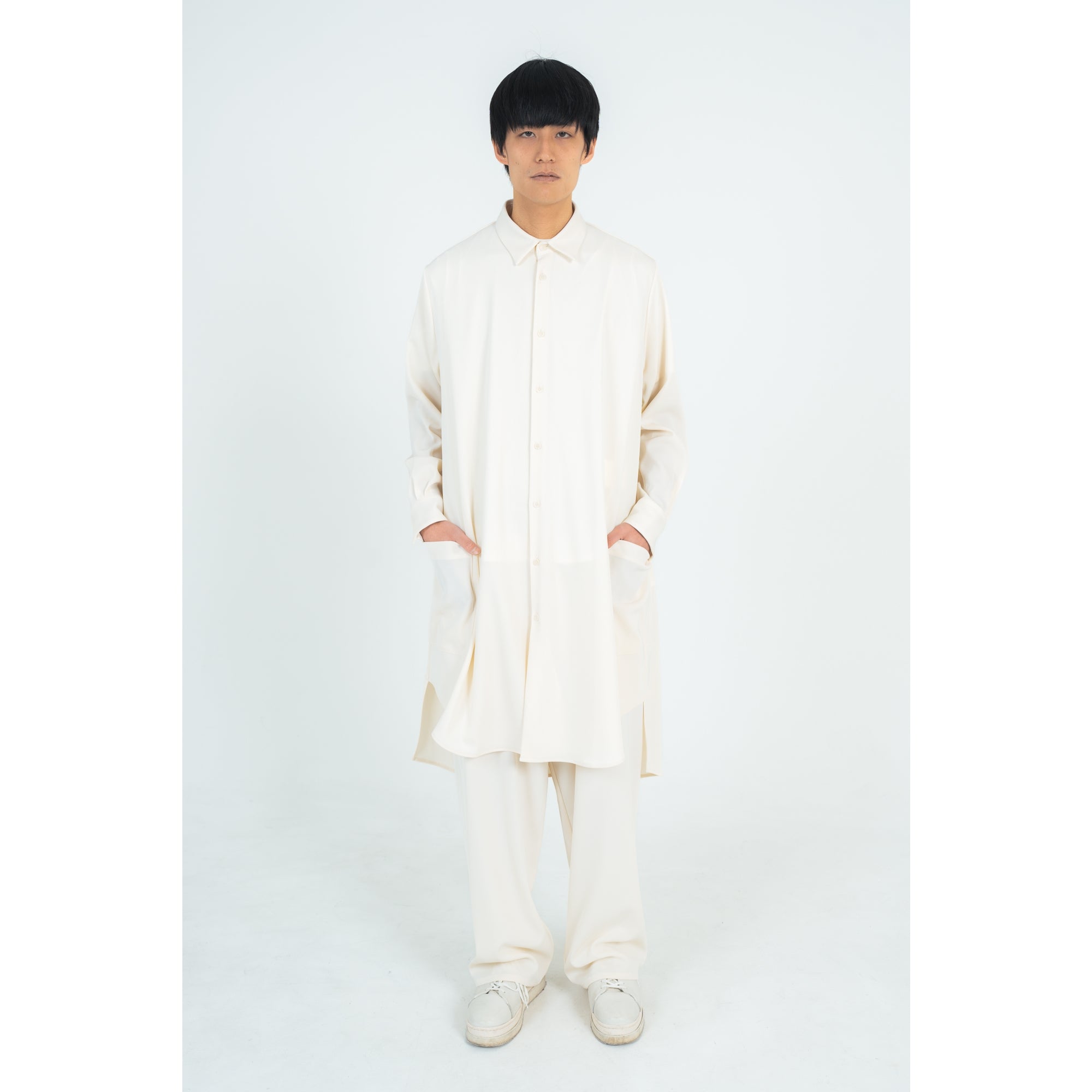 LONG SHIRTS (TWILL TWIMY) WHITE