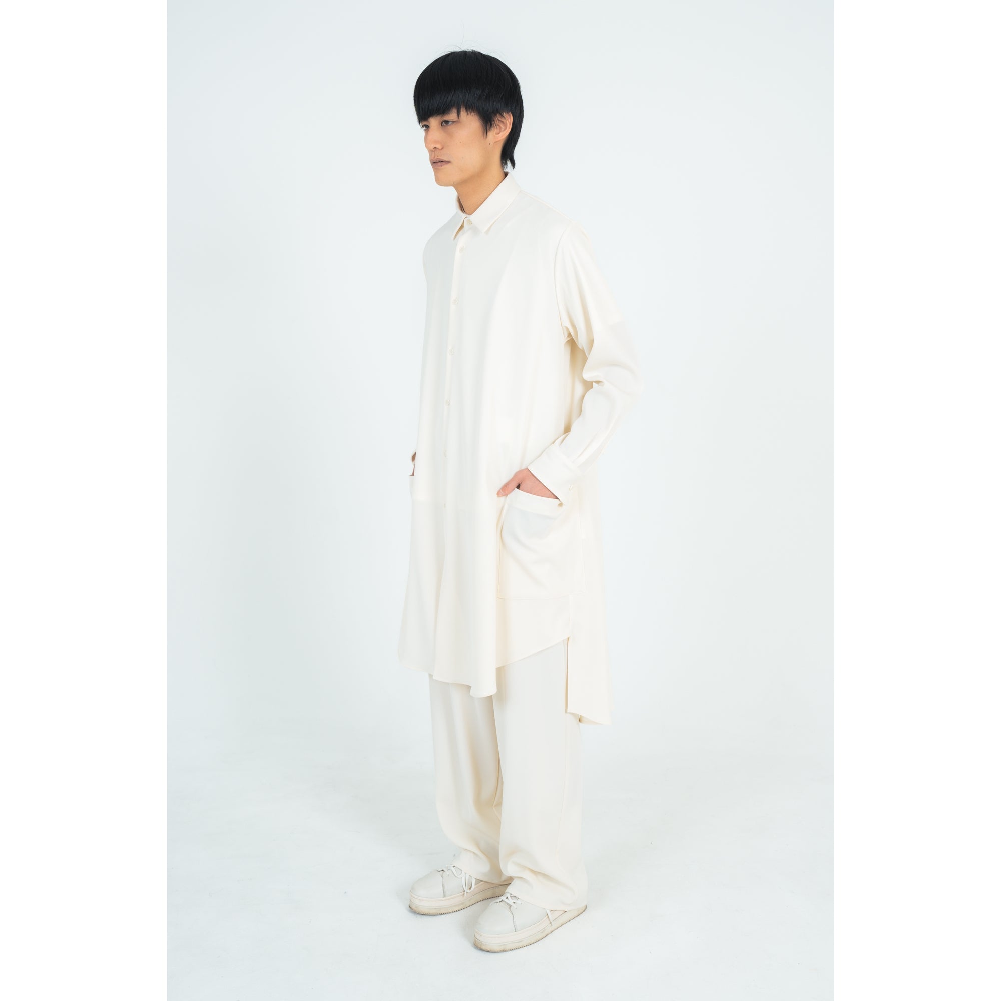 LONG SHIRTS (TWILL TWIMY) WHITE