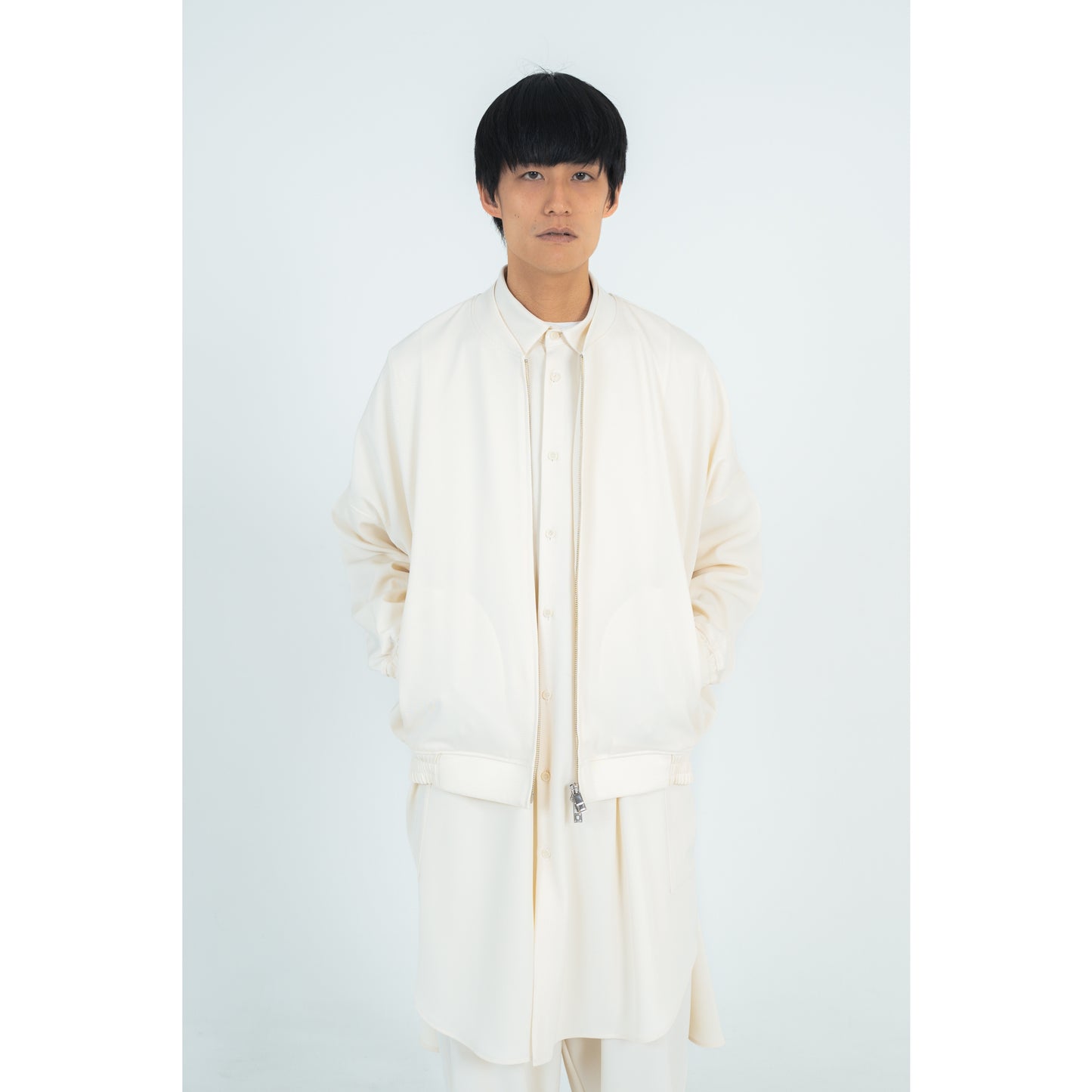 BALLOON BLOUSON (TWILL TWIMY) WHITE