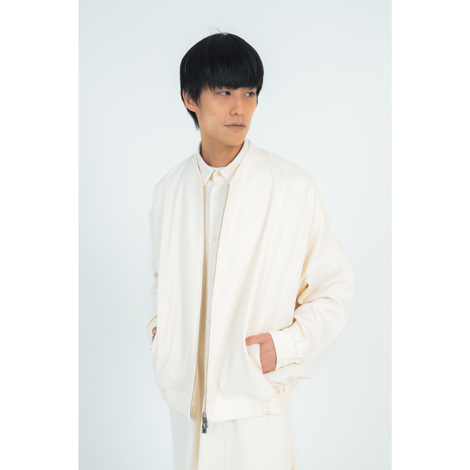 BALLOON BLOUSON (TWILL TWIMY) WHITE