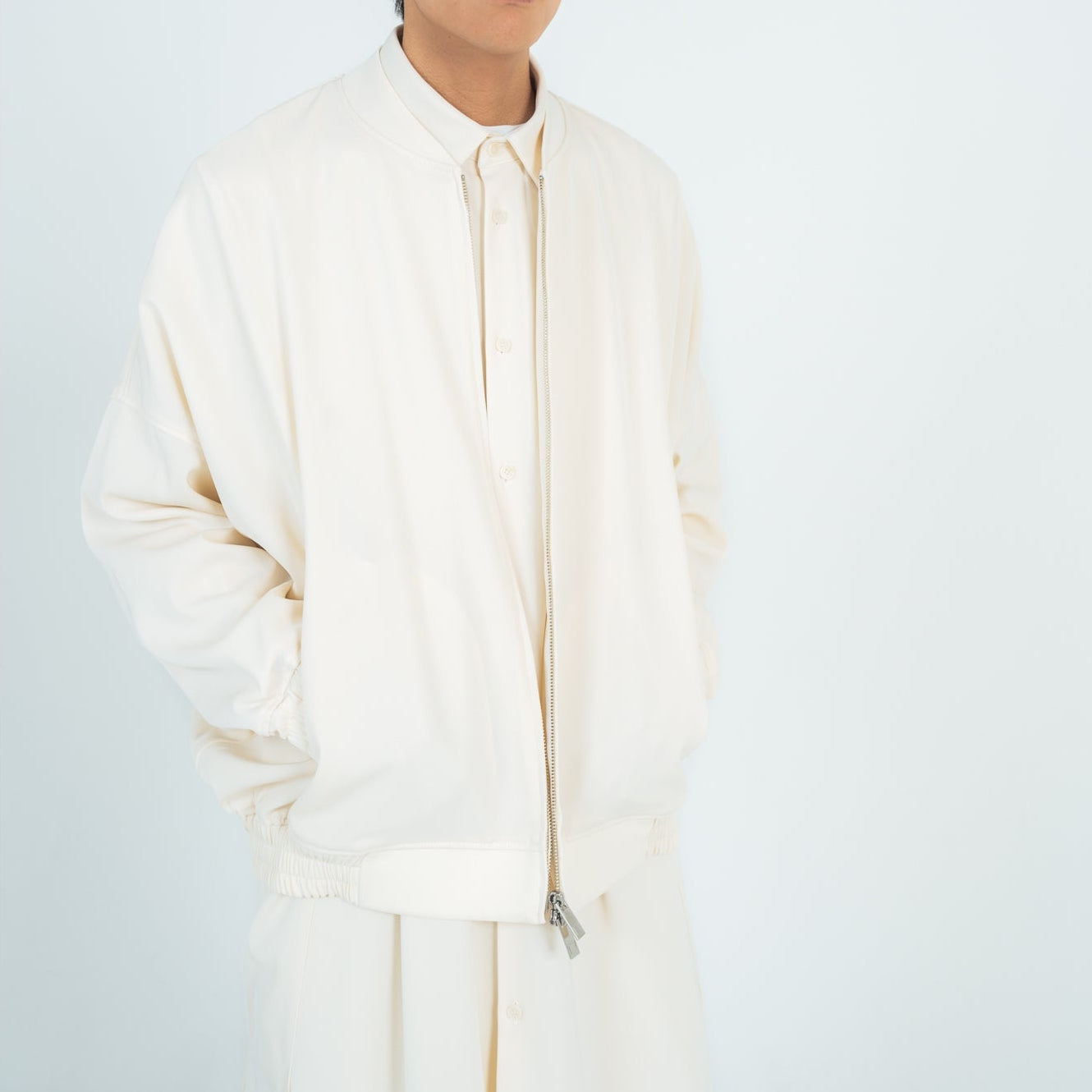BALLOON BLOUSON (TWILL TWIMY) WHITE