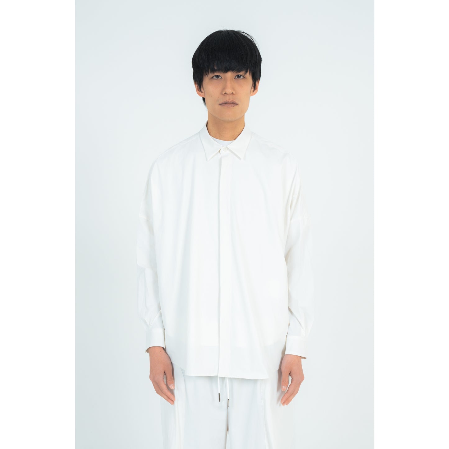 BALLOON SHIRTS (RYCYLCLING FAB.) WHITE