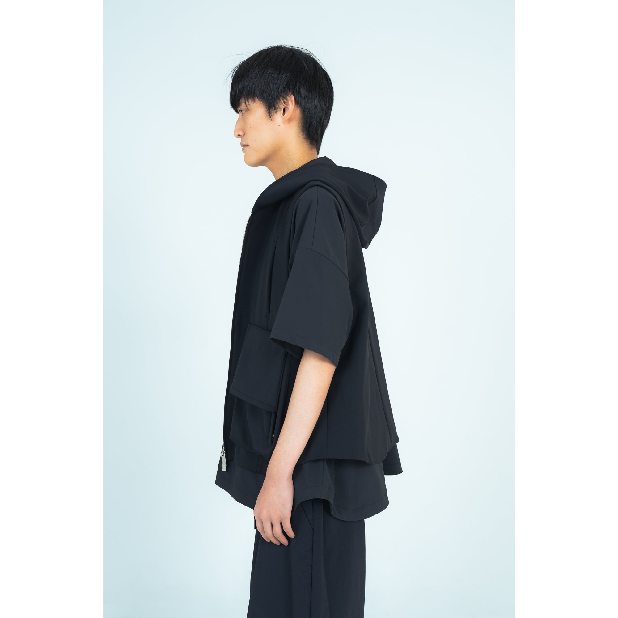 25SS HOODIE VEST (BLACK)