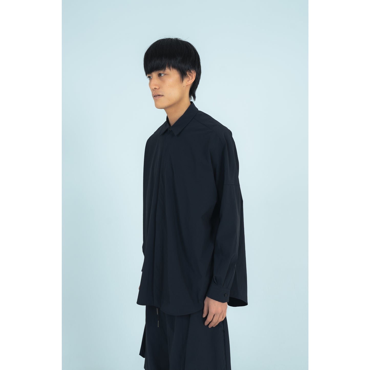 BALLOON SHIRTS (RYCYLCLING FAB.) BLACK
