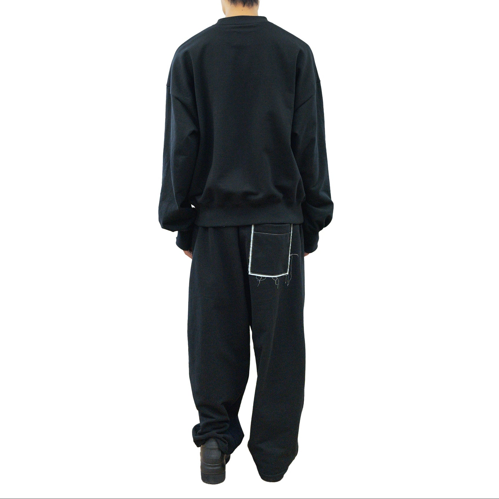 25AW CREW POCKET SWEAT (BLACK)