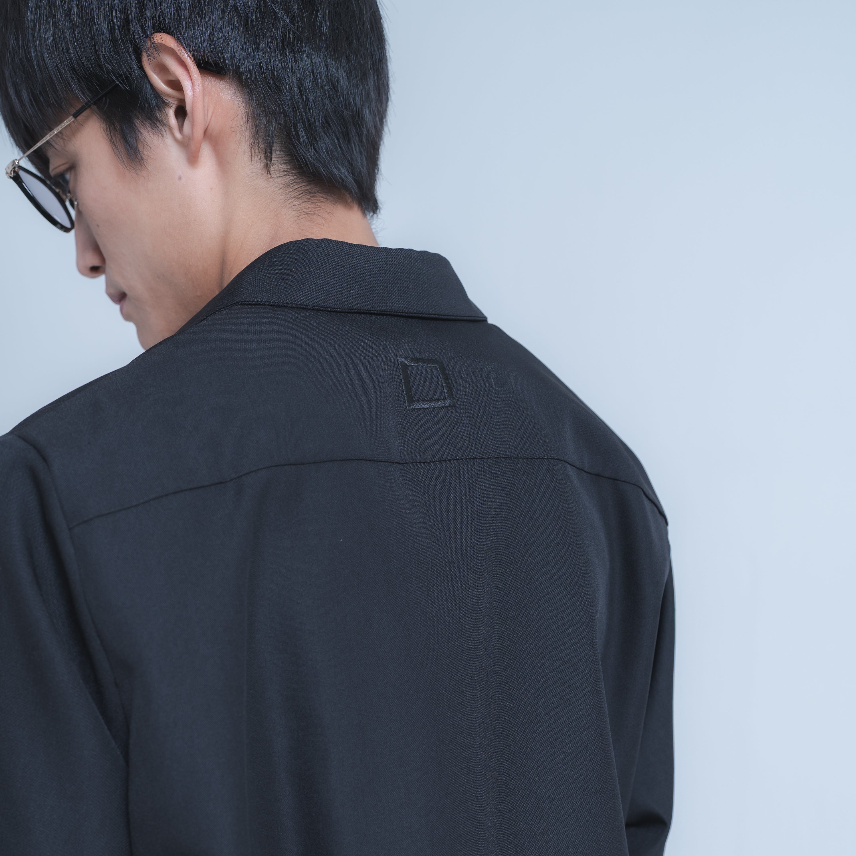 LONG SHIRTS (WOOL MIX) BLACK
