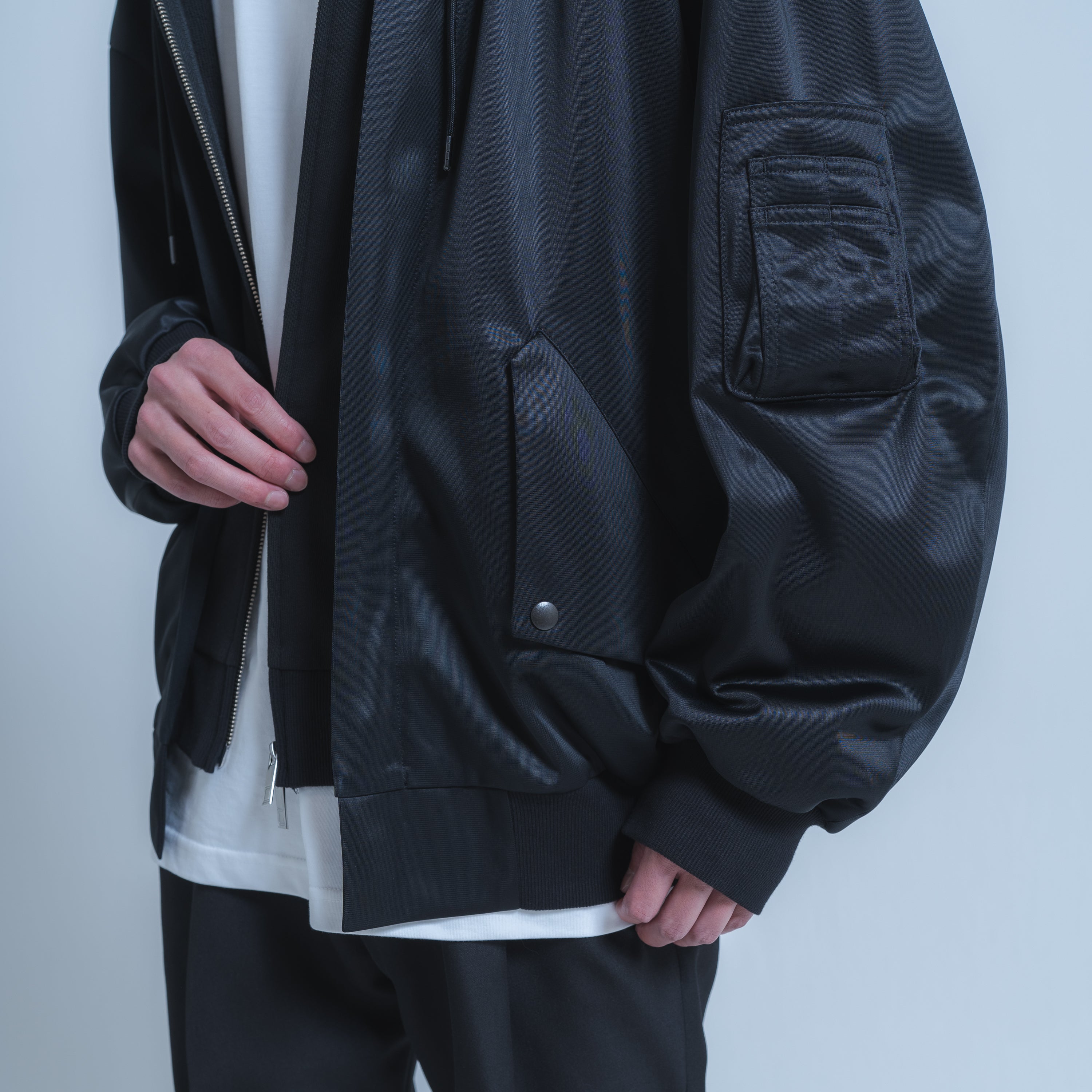 25AW COMBINATION BLOUSON (BLACK)