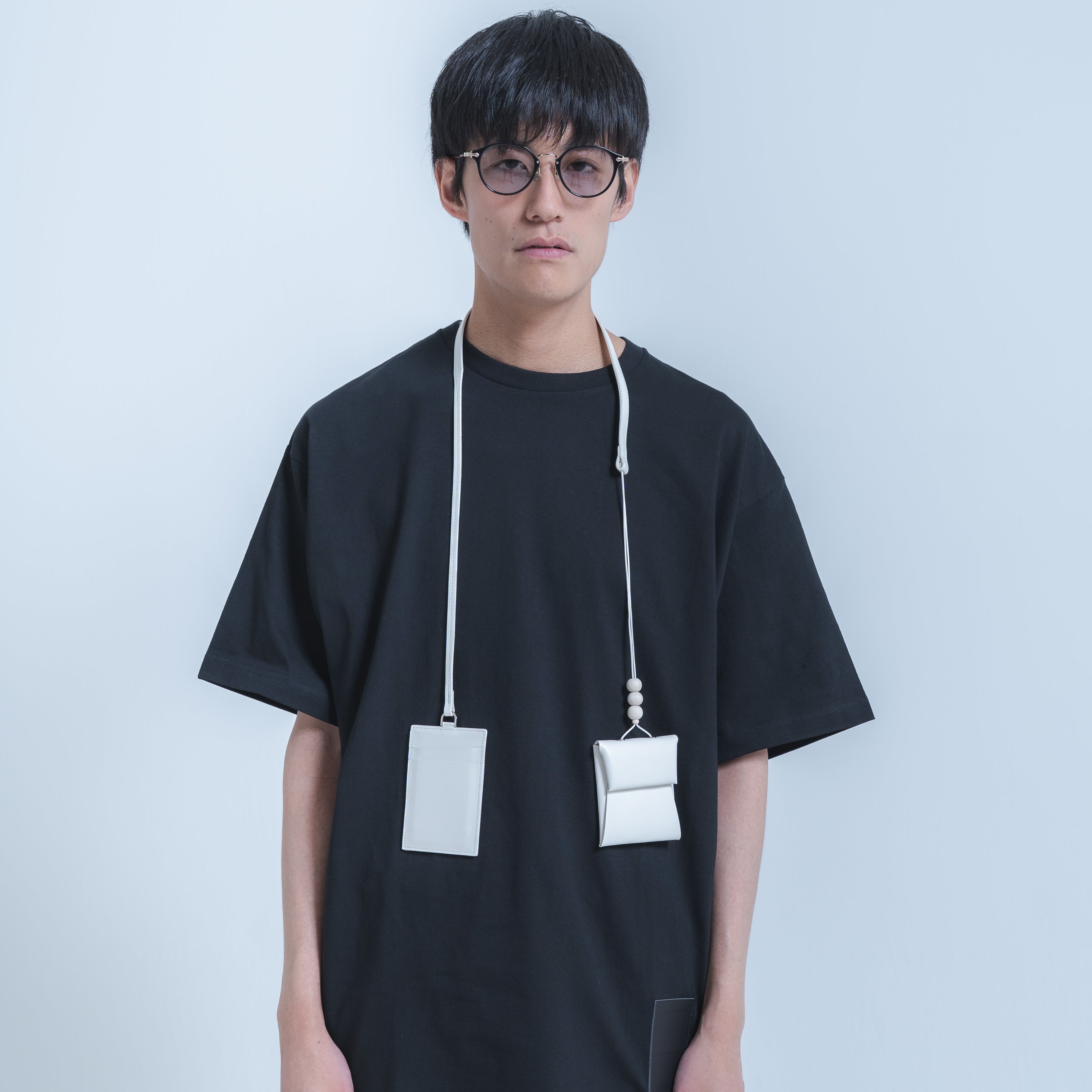 【UNKNOWN PRODUCTS x SISE】 COLLABORATION SMALL LEATHER GOODS (WHITE/WHITE)【オンライン限定カラー】