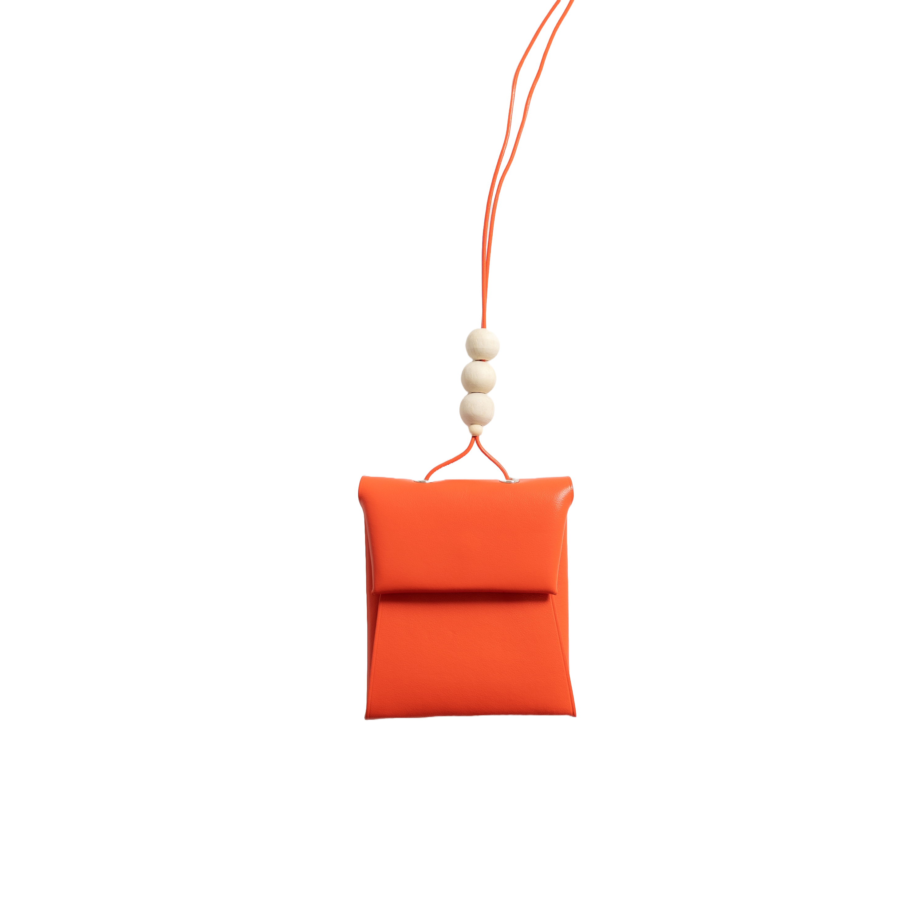 【UNKNOWN PRODUCTS x SISE】 COLLABORATION SMALL LEATHER GOODS (ORANGE/ORANGE)【オンライン限定カラー】