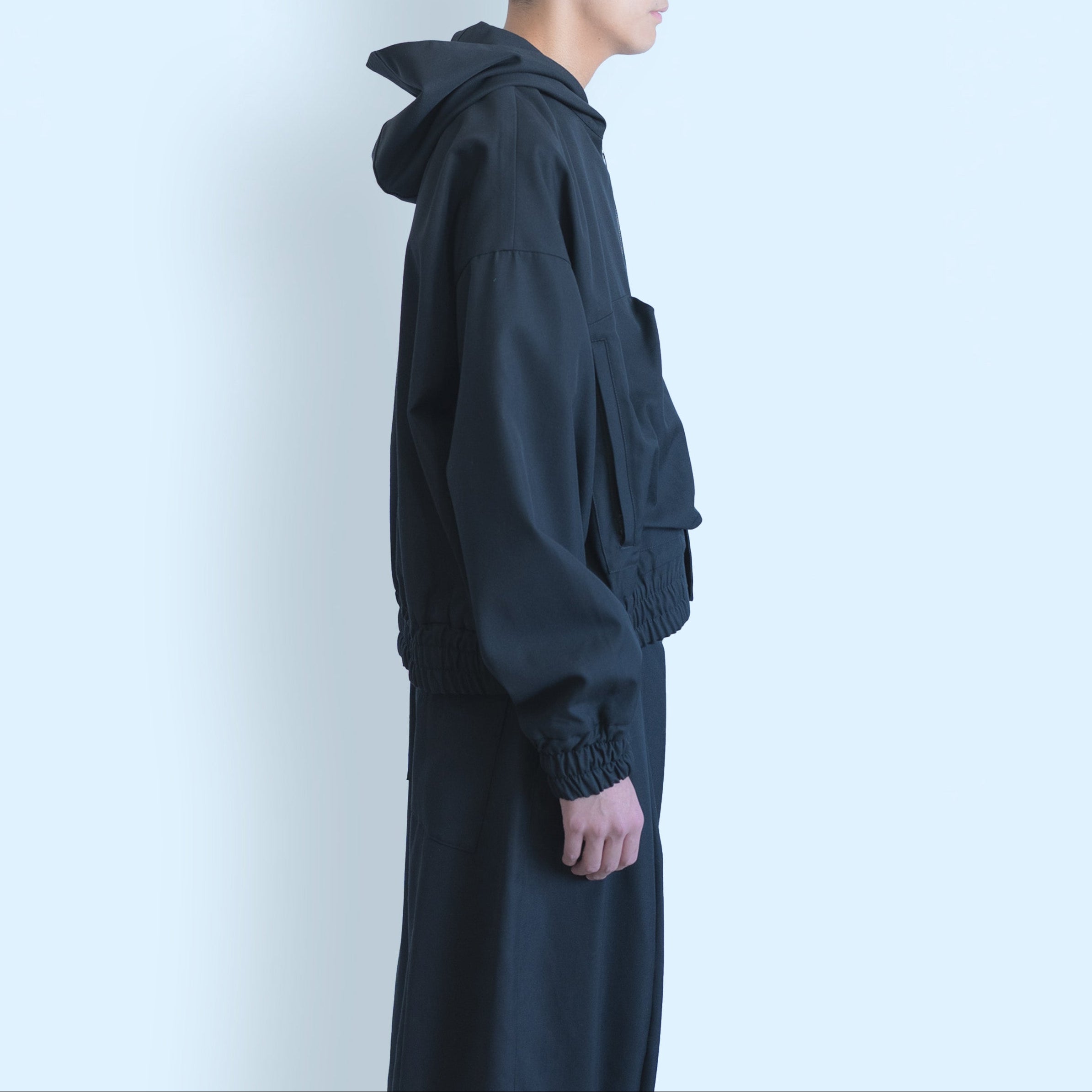 26SS HOODIE BLOUSON (BLACK)
