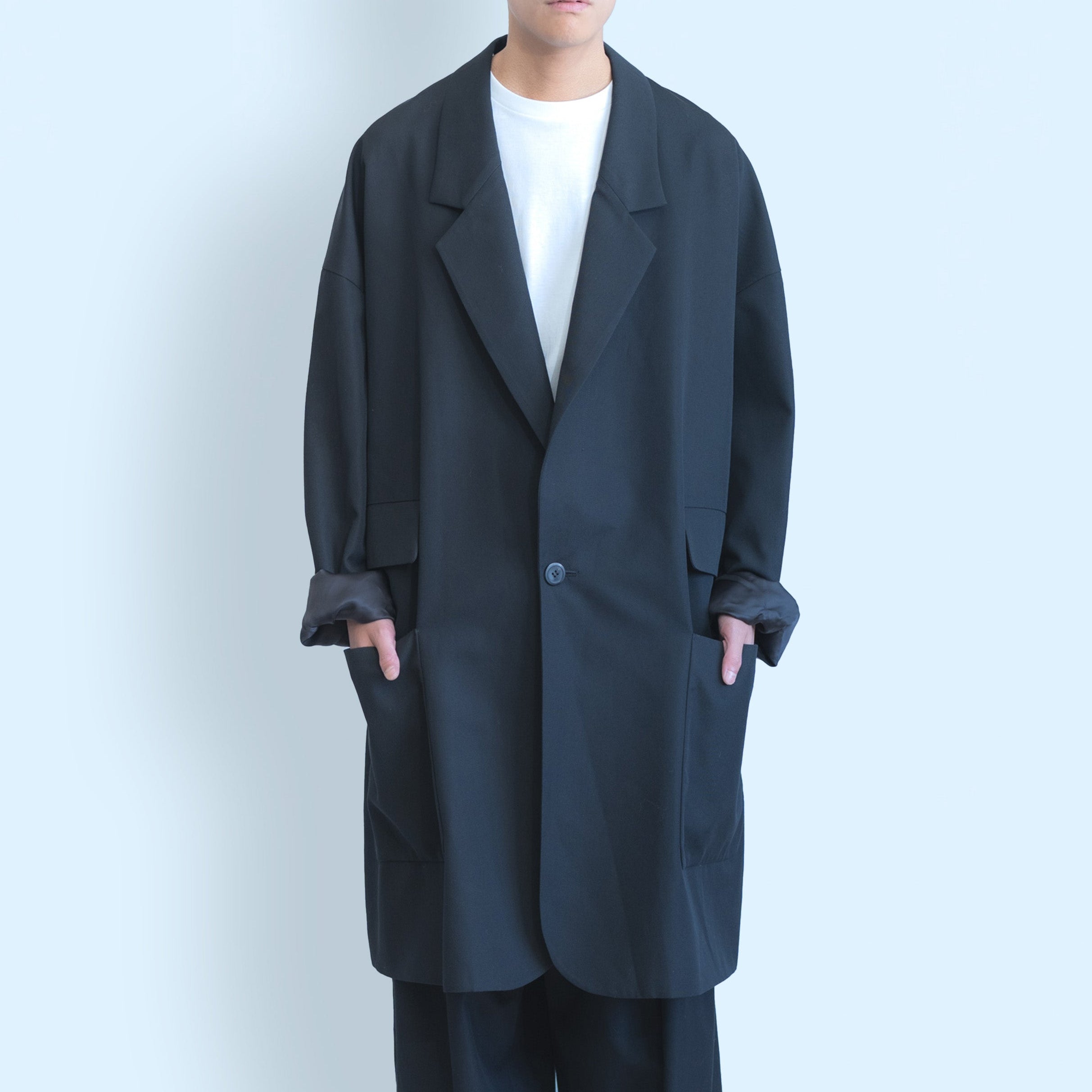 26SS OVER LONG JACKET (BLACK)