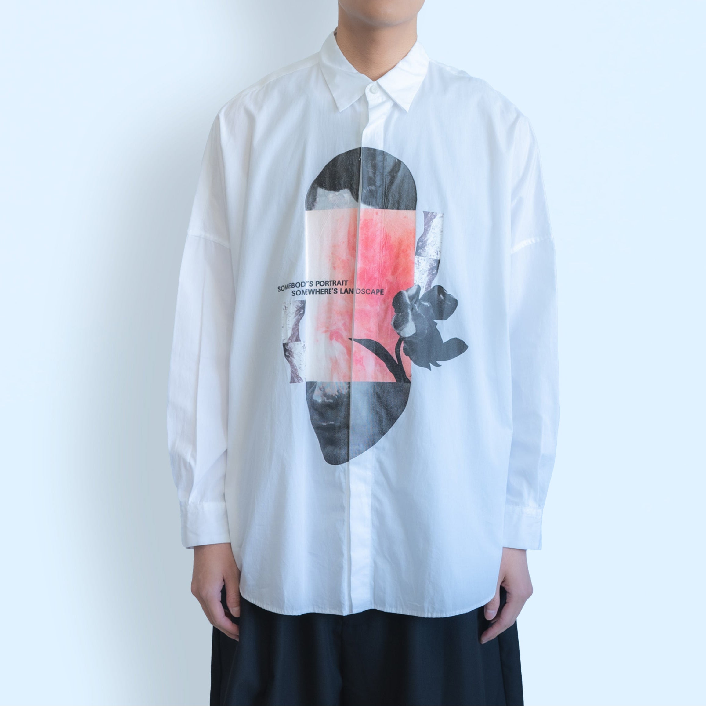 26SS PRINT BALLOON SHIRTS (WHITE)
