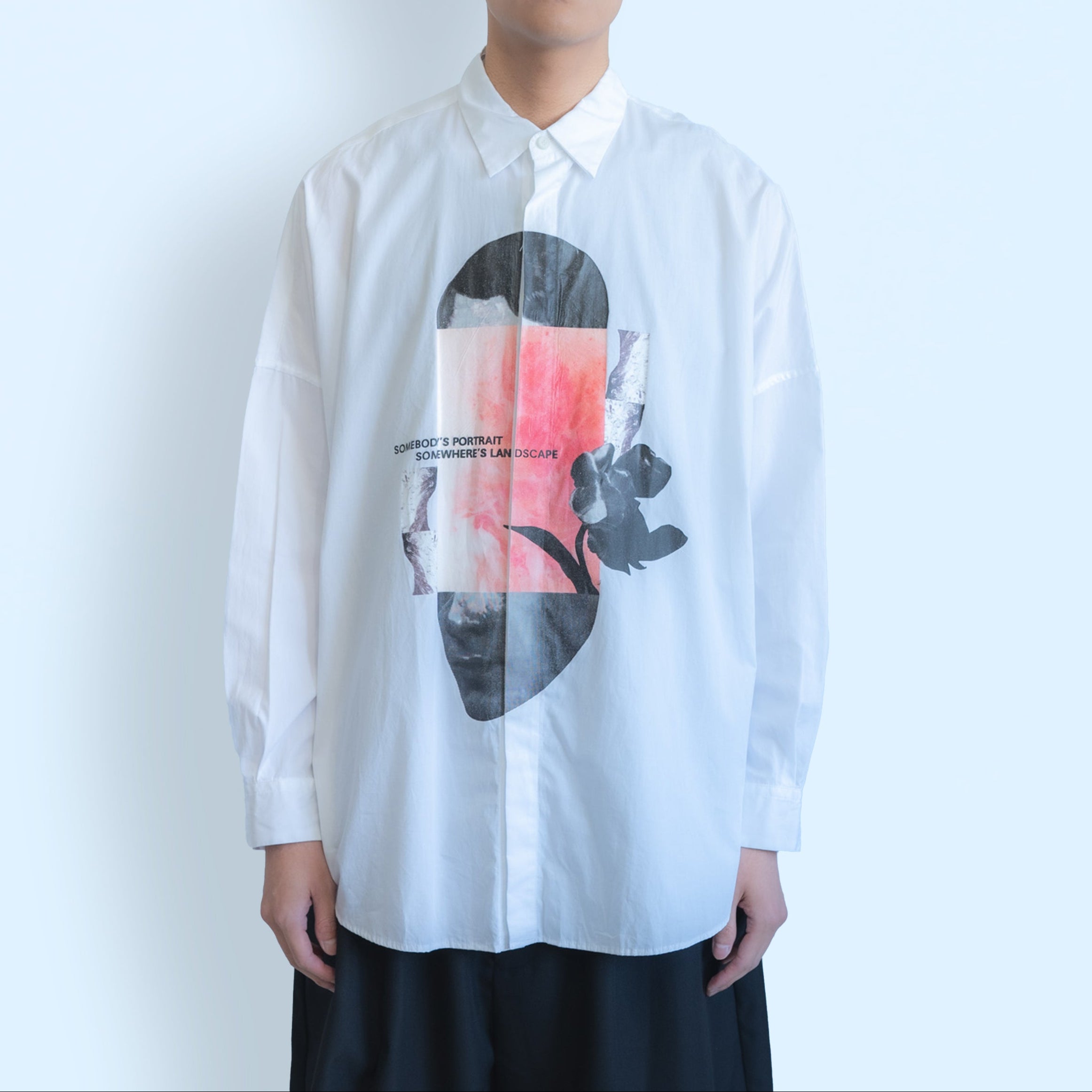 26SS PRINT BALLOON SHIRTS (BLACK)