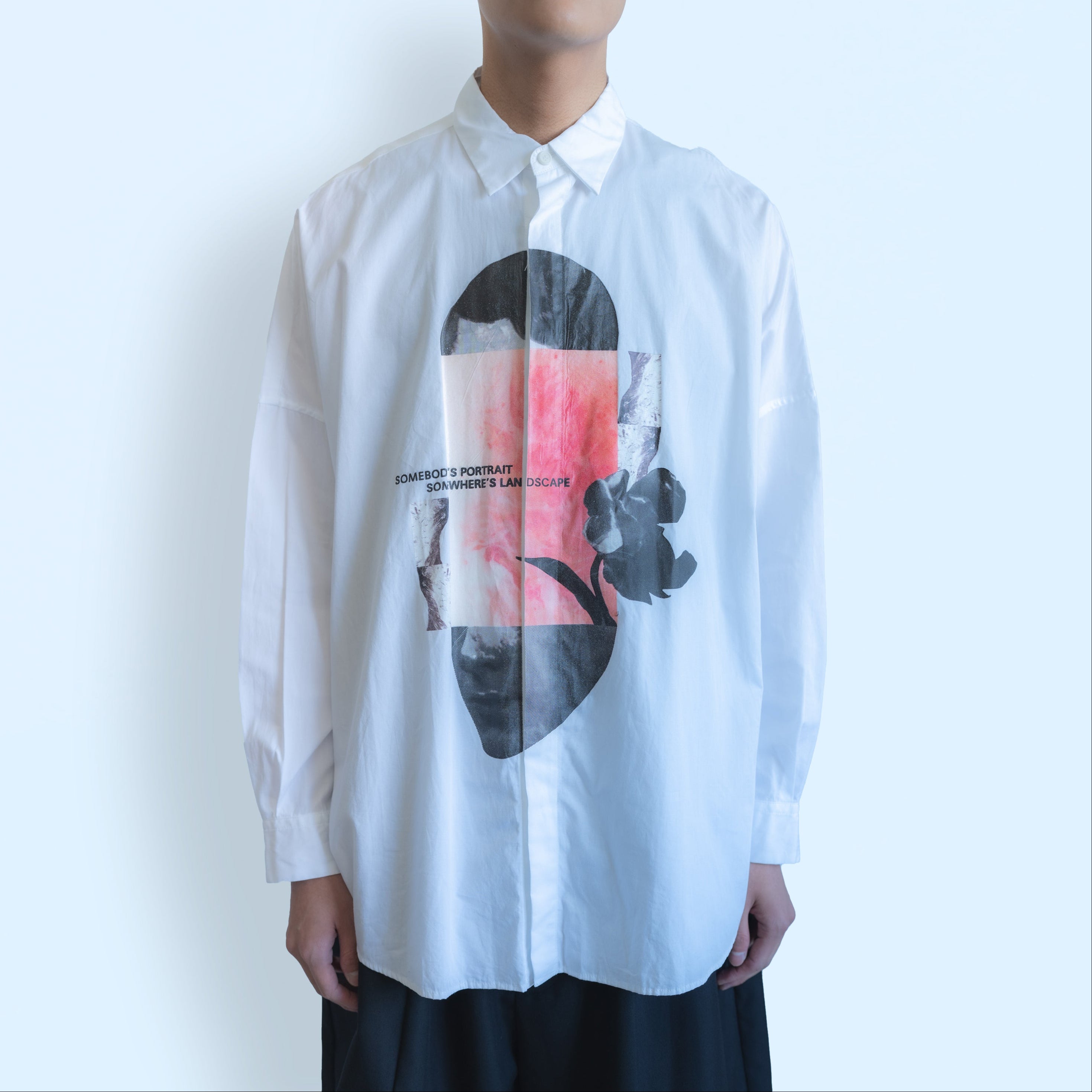26SS PRINT BALLOON SHIRTS (BLACK)