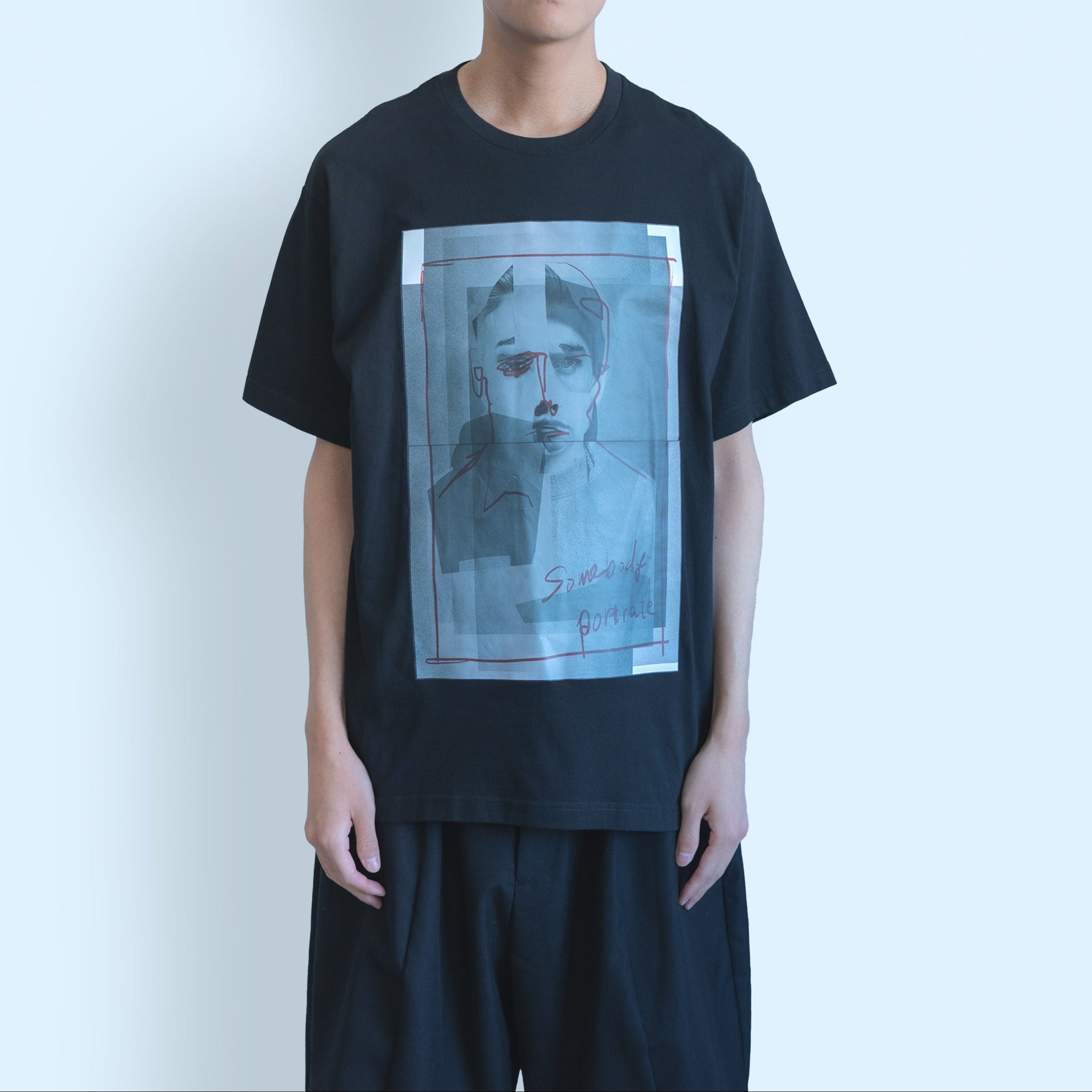 26SS PORTRAIT T-SHIRTS (BLACK)