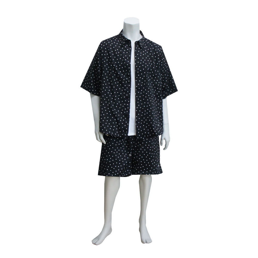 25SS DOTS BIG POCKET SHIRTS (BLACK)