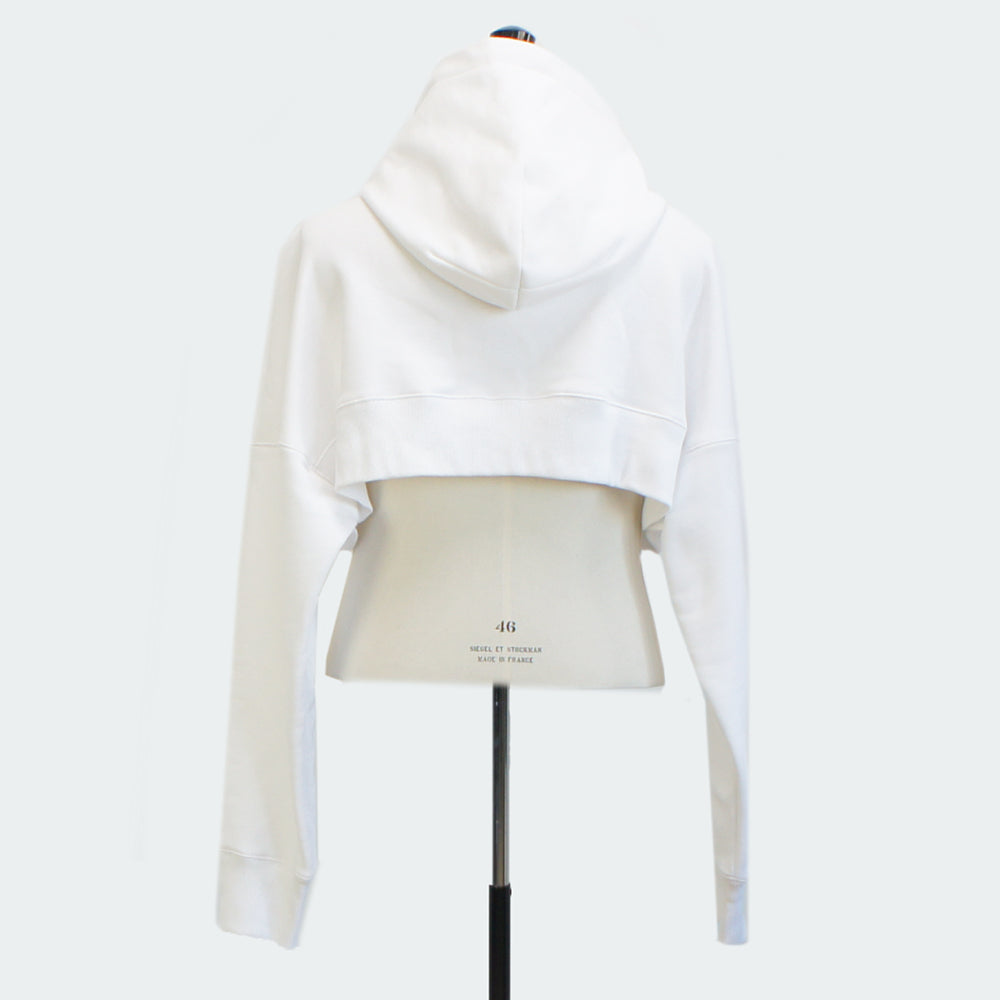 21AW SHORT HOODIE (white)