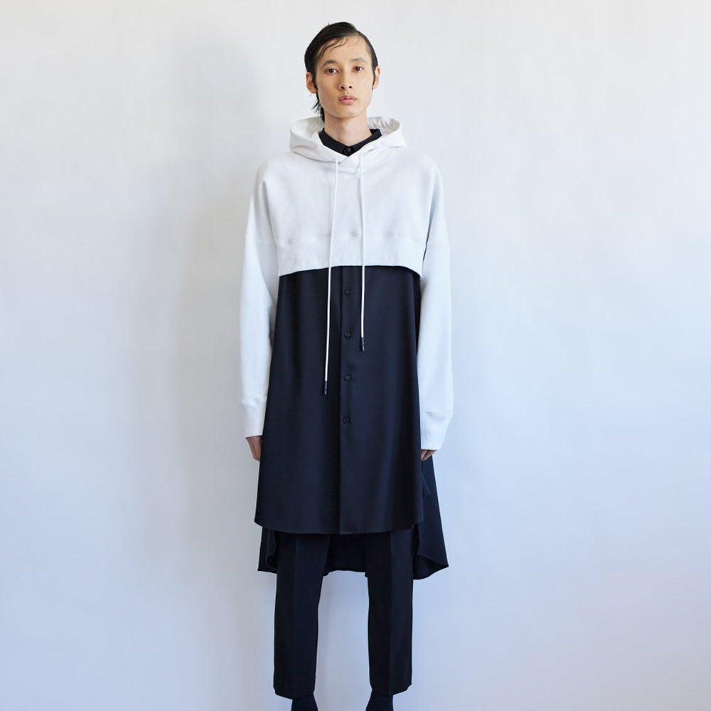21AW SHORT HOODIE (white)