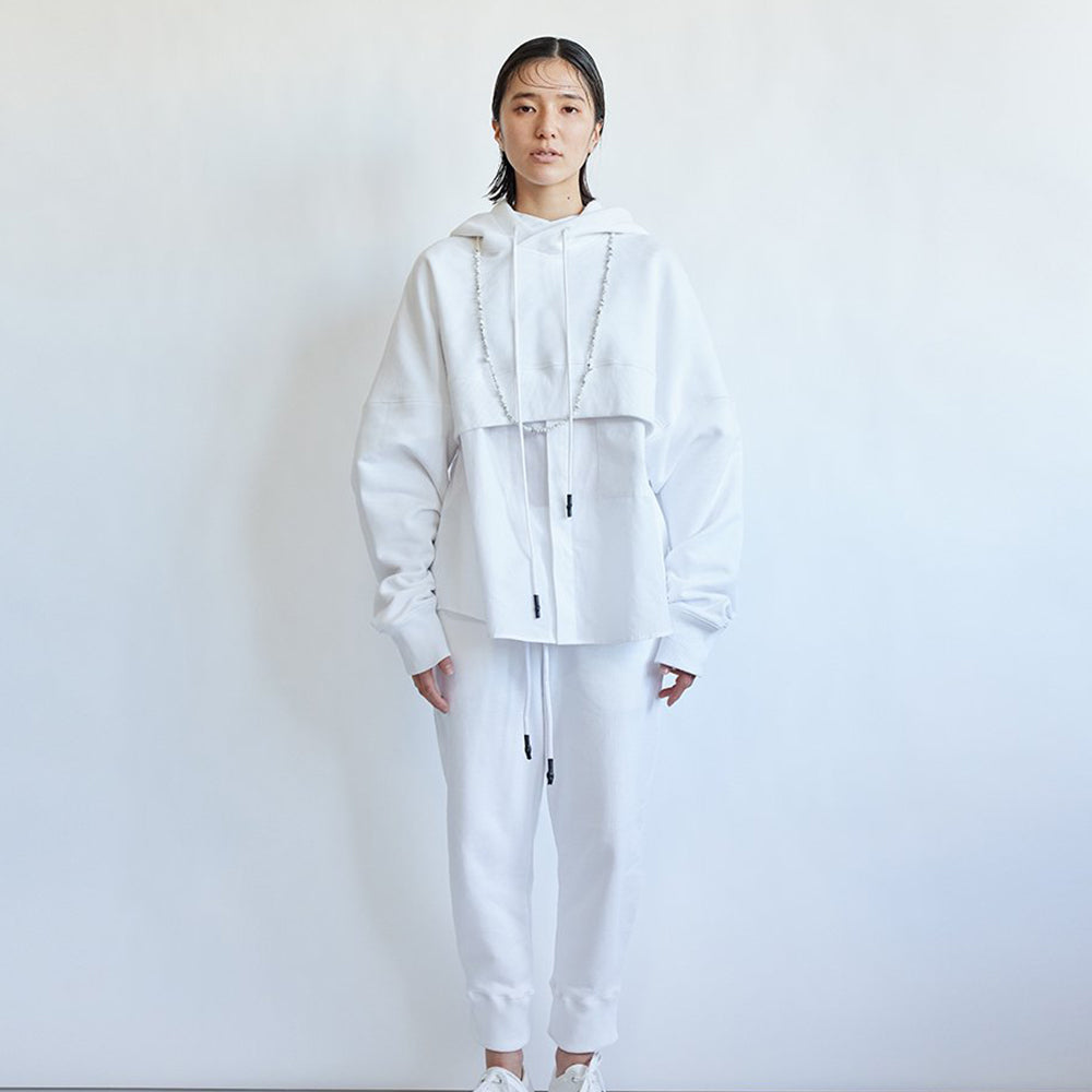 21AW SHORT HOODIE (white)