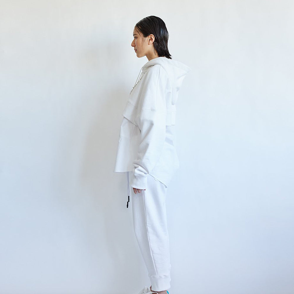 21AW SHORT HOODIE (white)
