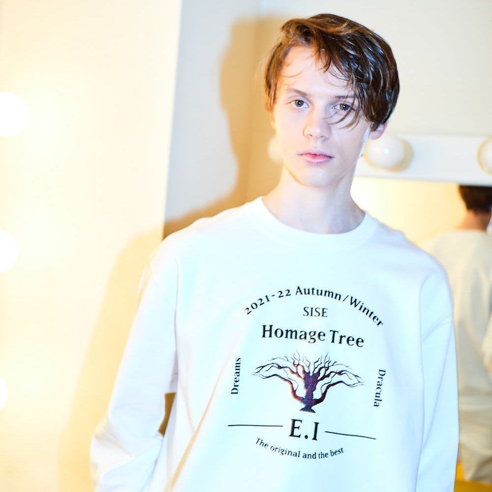 21AW HOMAGE SWEAT (white)