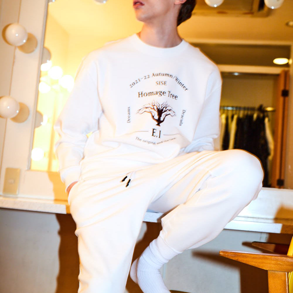 21AW HOMAGE SWEAT (white)