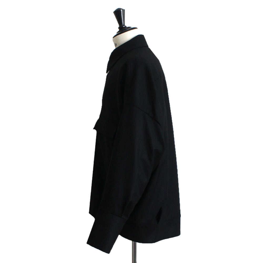 22AW WOOL BALLOON COACHES JACKET (black)