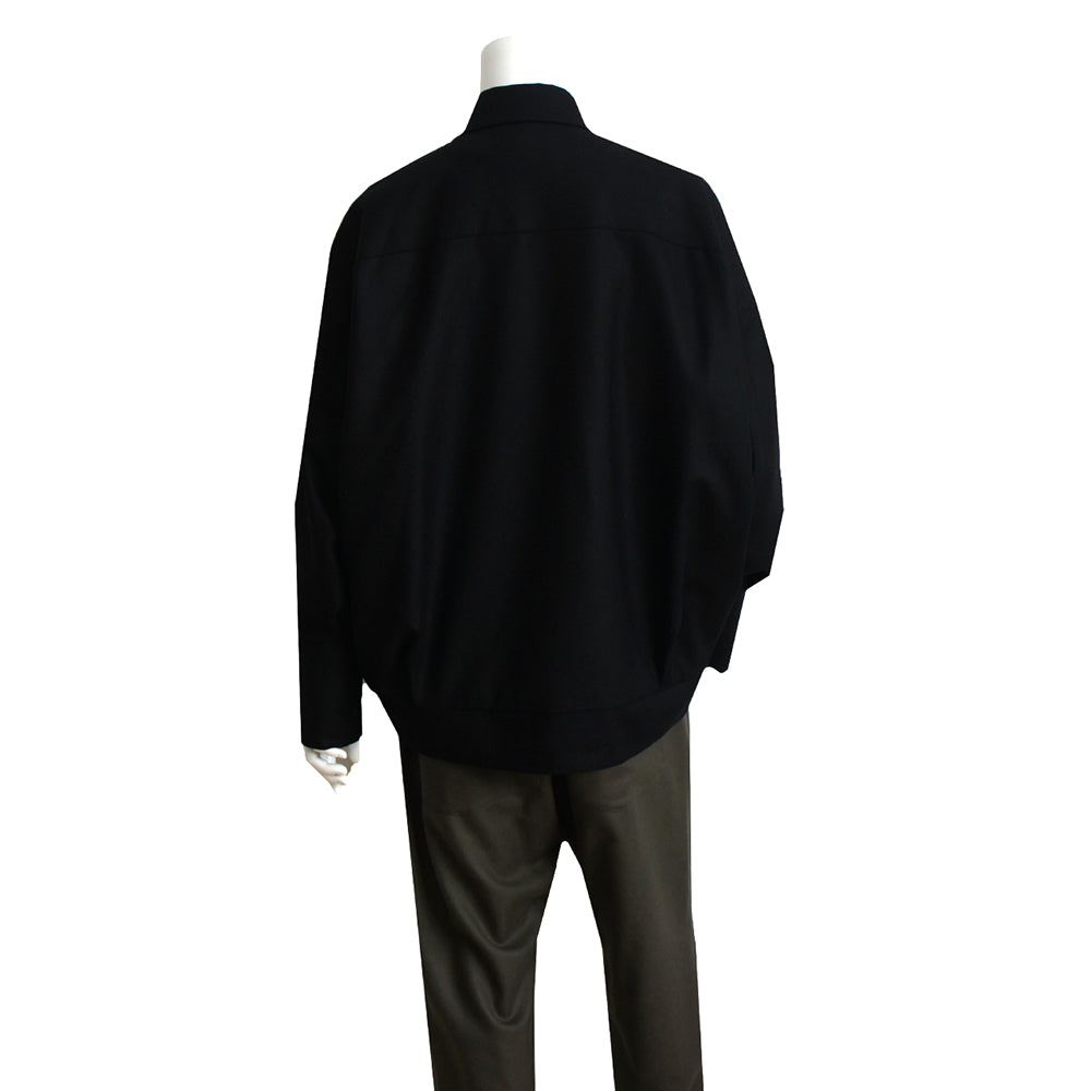 22AW WOOL BALLOON COACHES JACKET (black)