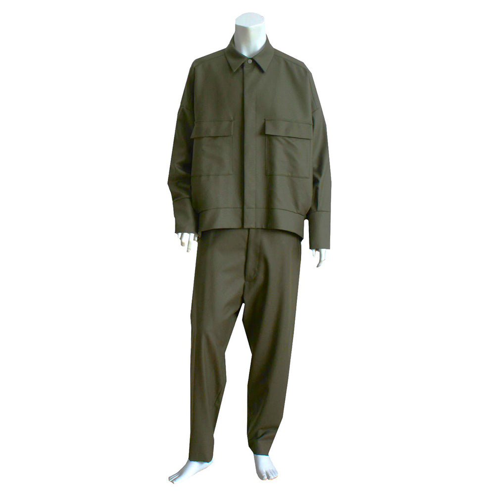 22AW WOOL BALLOON COACHES JACKET (KHAKI)