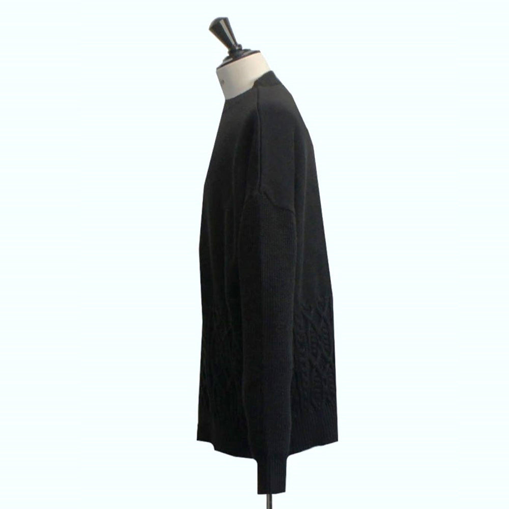 22AW CREW KNIT (black)