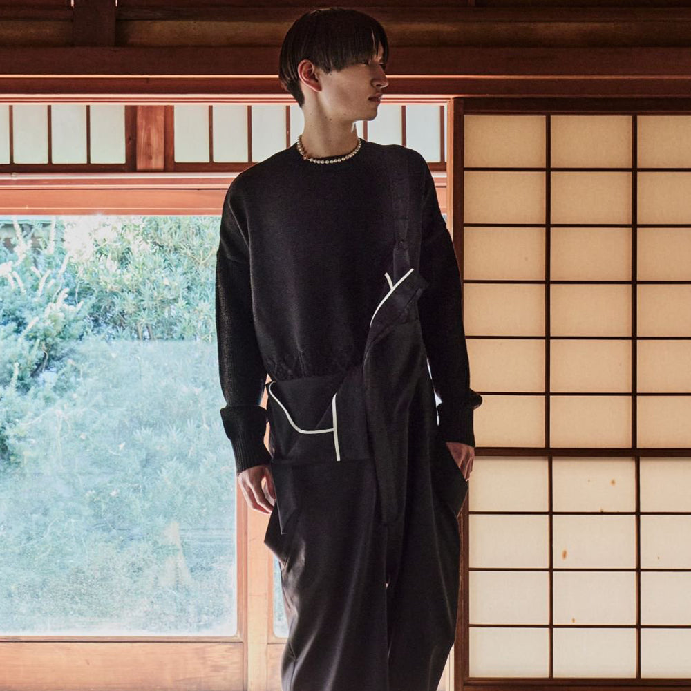 22AW CREW KNIT (black)