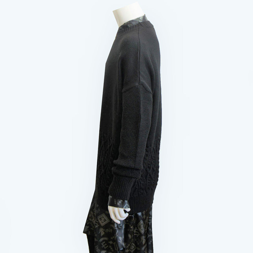 22AW CREW KNIT (black)
