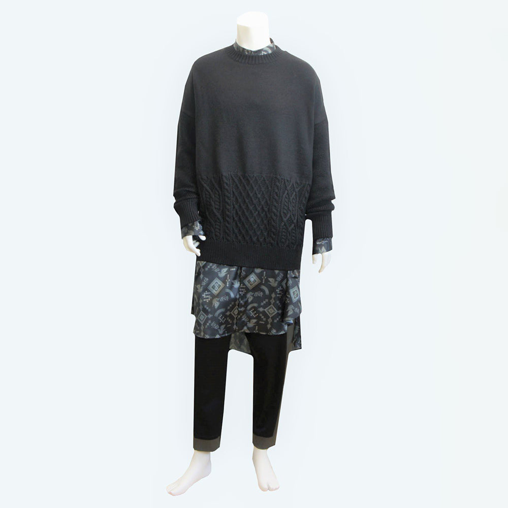 22AW CREW KNIT (black)