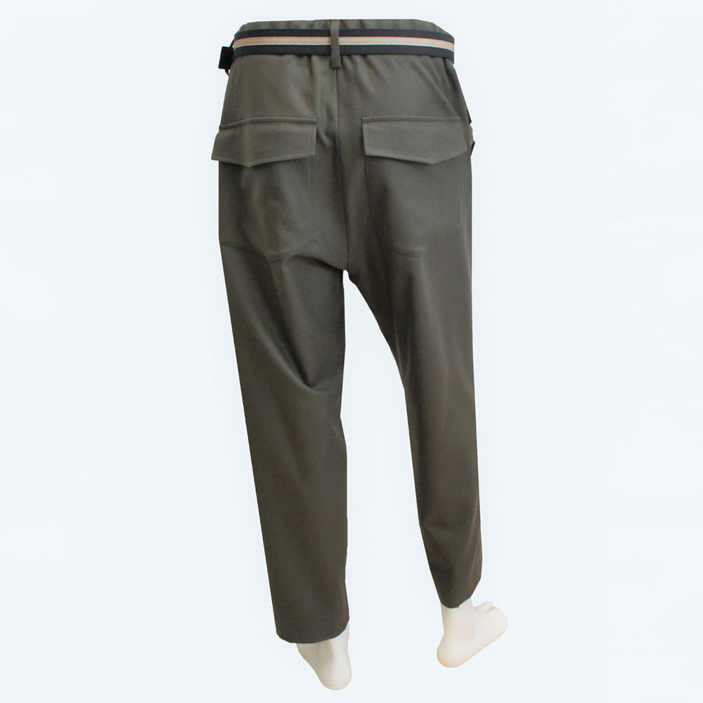 22AW WOOL WIDE TAPERED PANTS (KHAKI)