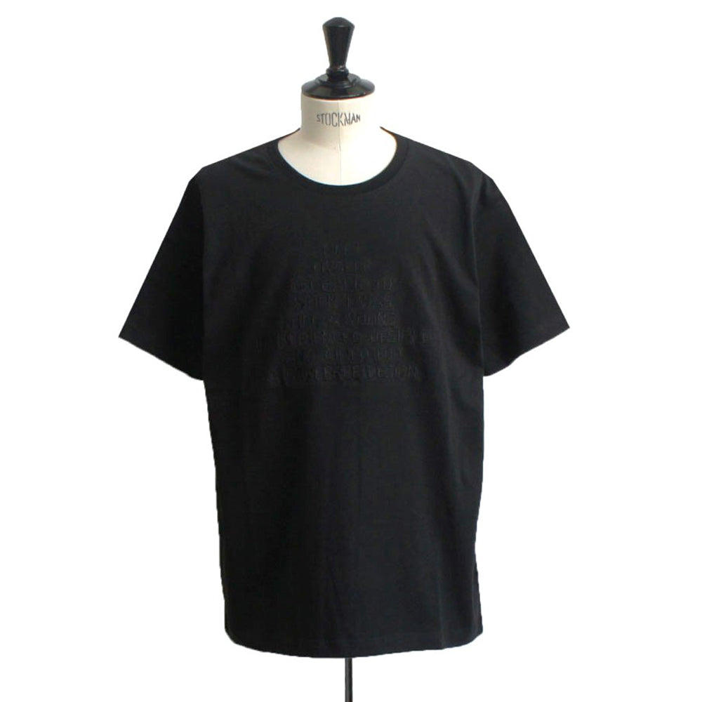 22SS CONCEPT T-SHIRTS FRONT EMB. (BLACK/BLACK)