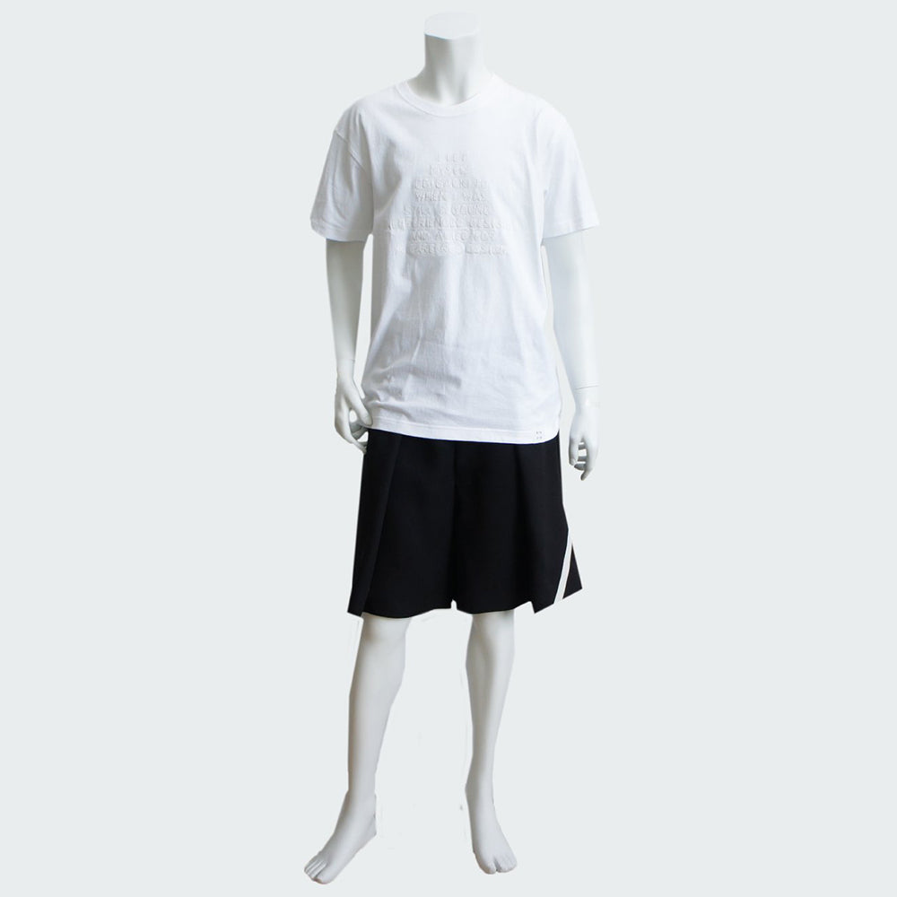 22SS CONCEPT T-SHIRTS FRONT EMB. (WHITE/WHITE)