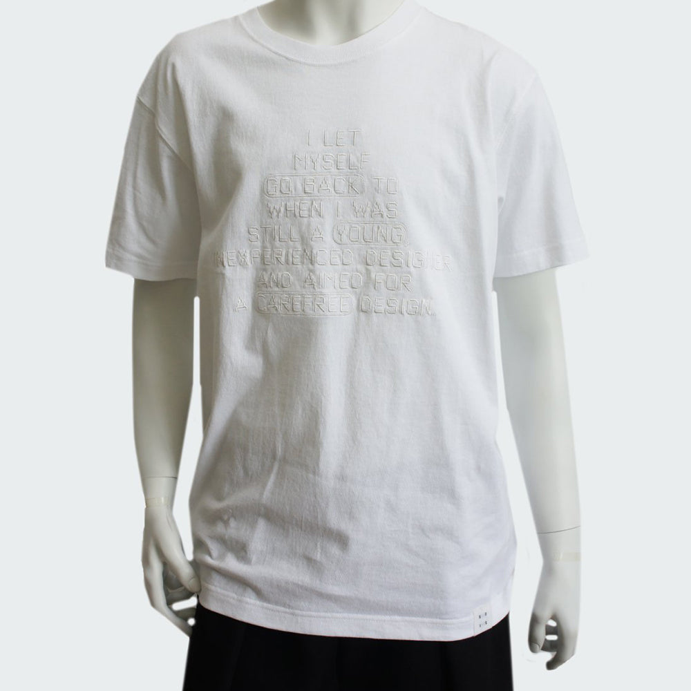 22SS CONCEPT T-SHIRTS FRONT EMB. (WHITE/WHITE)