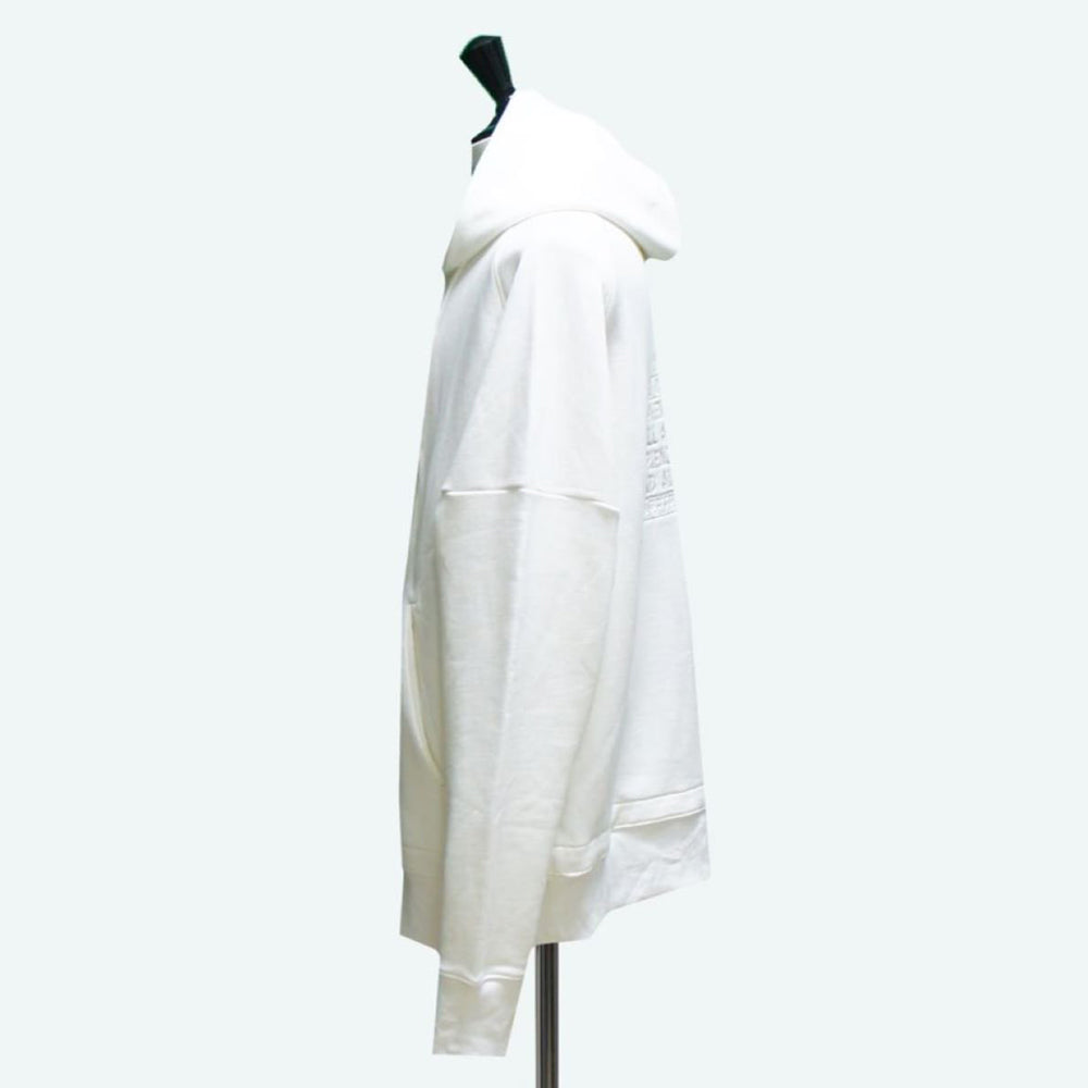 22SS ZIP UP EMB. HOODIE (white)